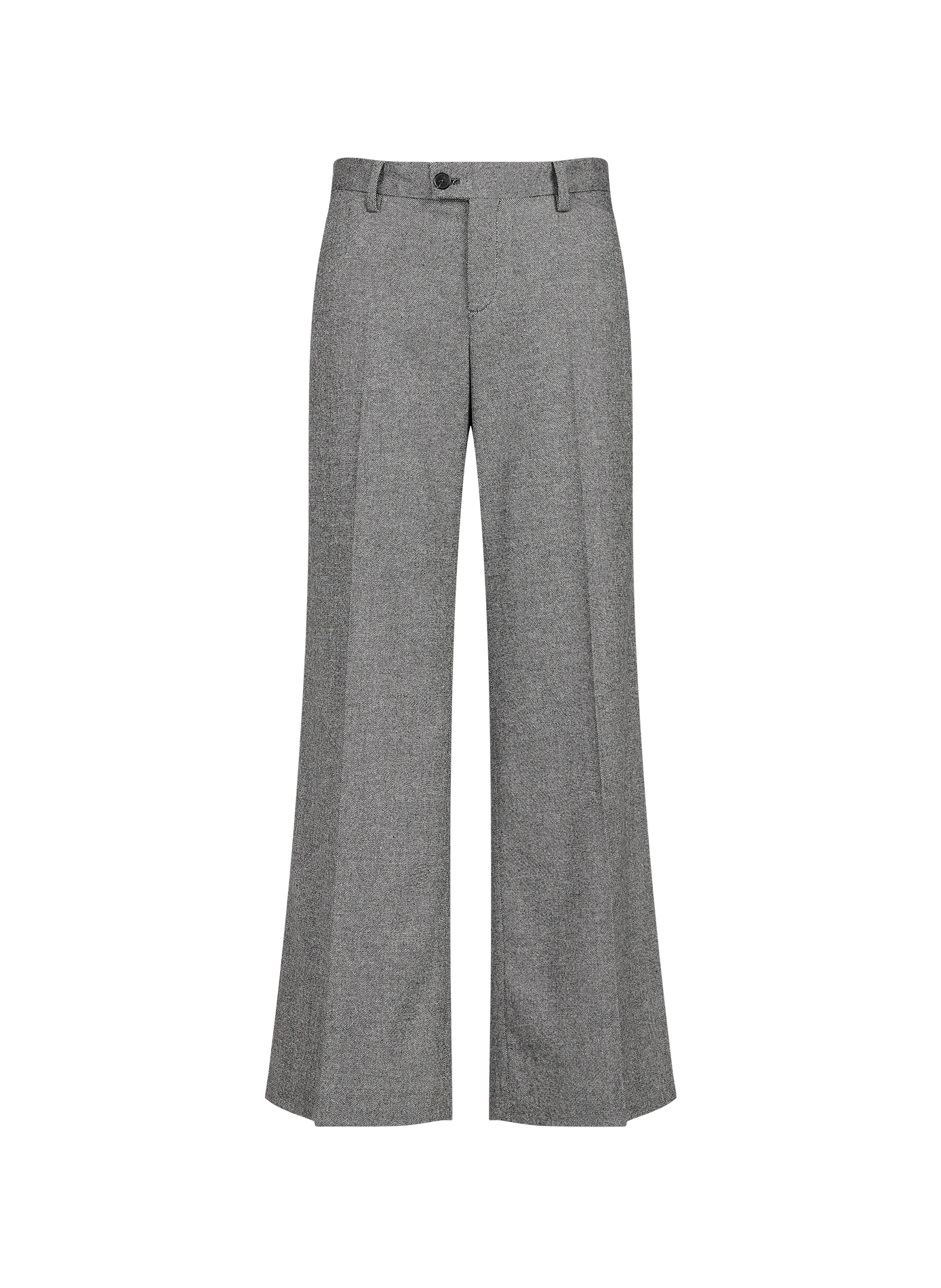 Pantalon droit en laine vierge mélangée CLOSED Multicolore