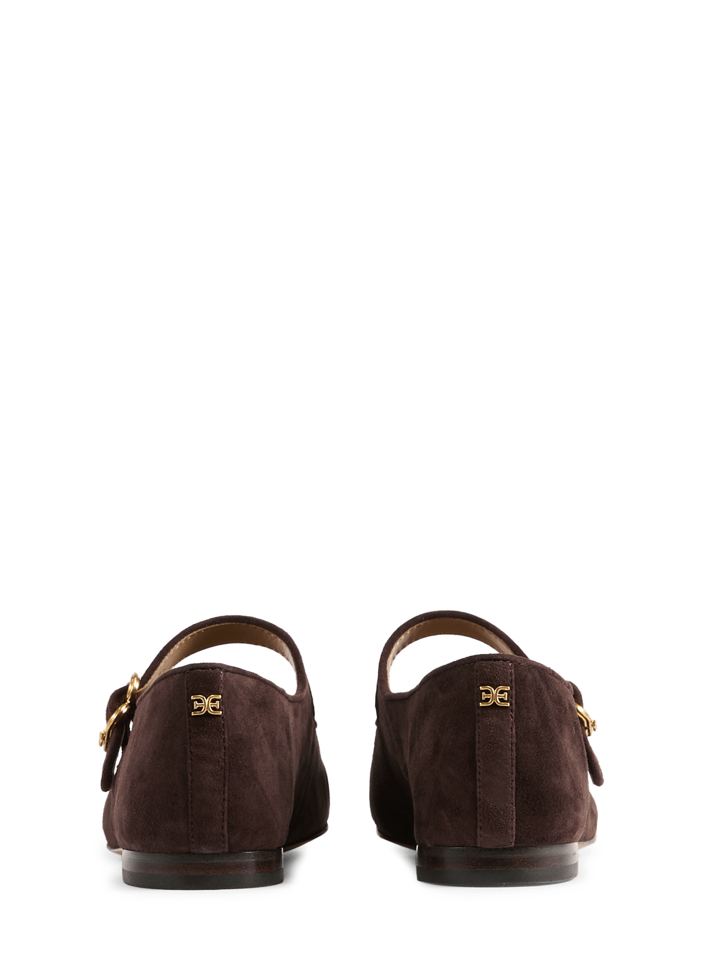 Ballerines à brides Michaela en cuir suédé SAM EDELMAN Marron