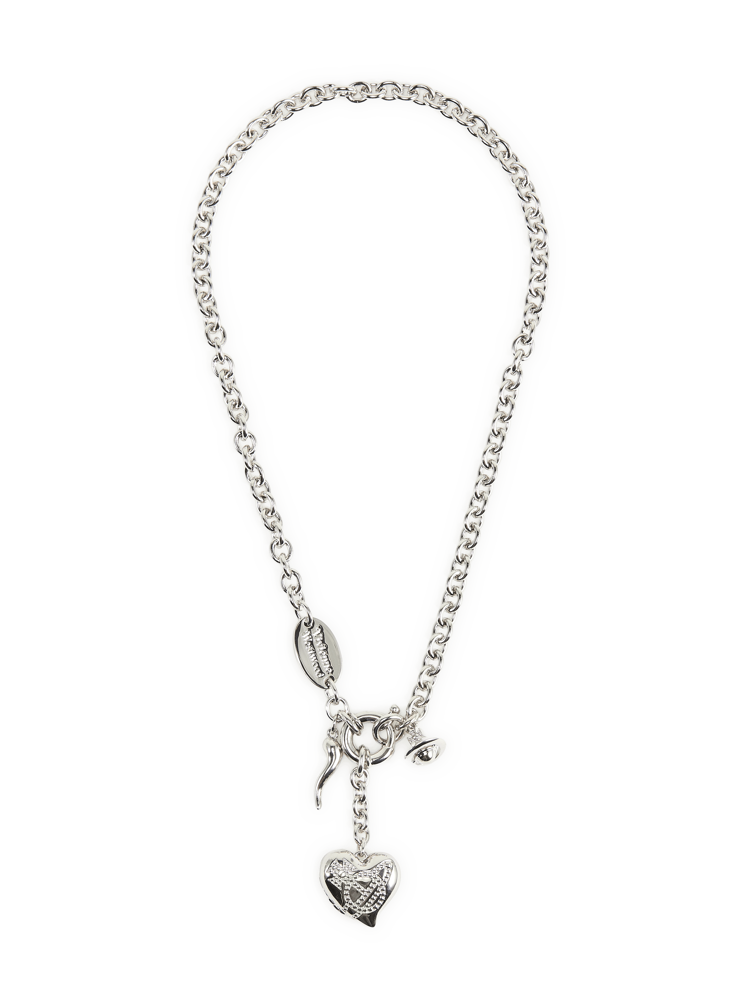 Della Heart Pendant Necklace VIVIENNE WESTWOOD Silver