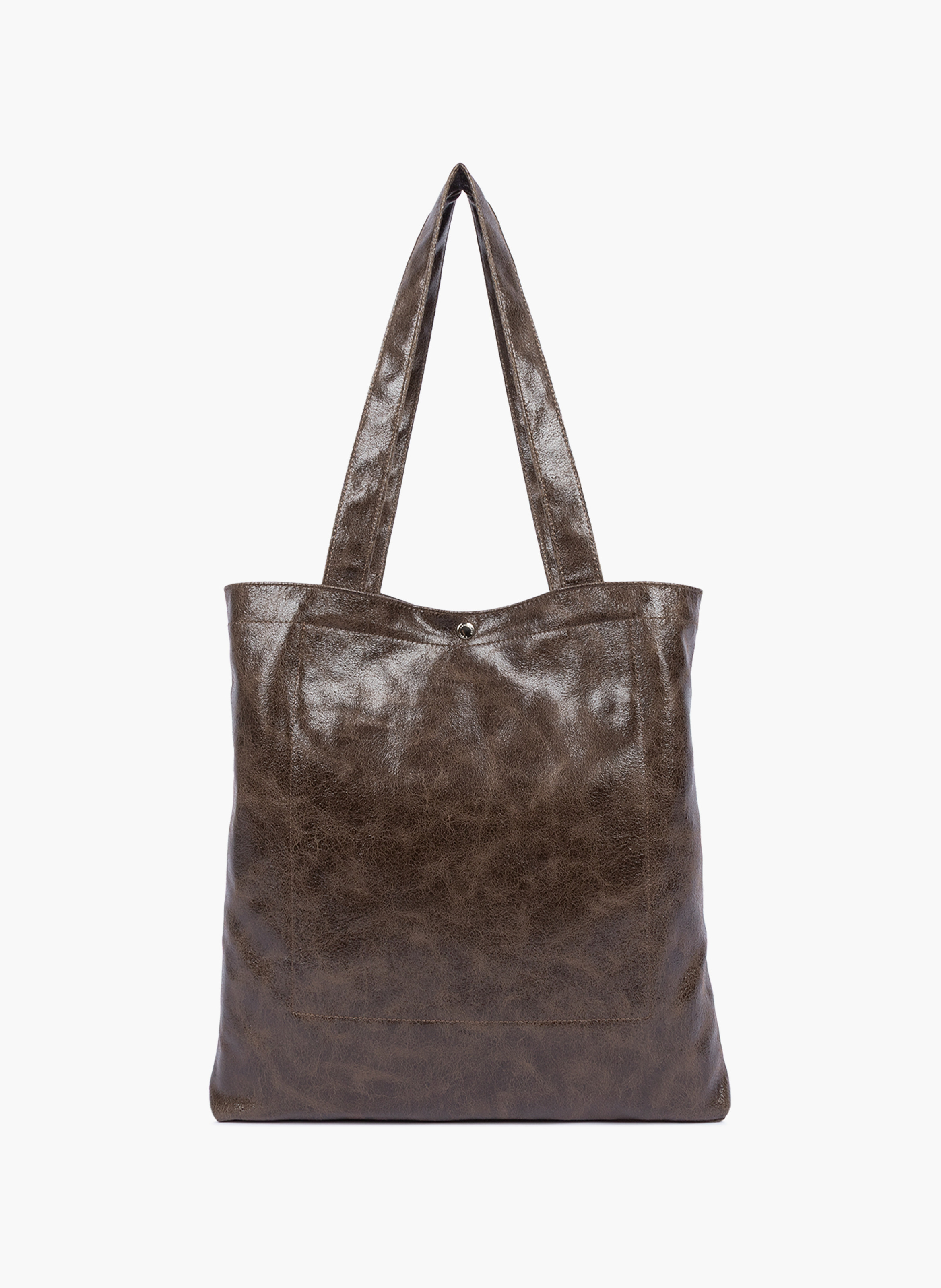 Sac cabas épaule - rétro kba LANCASTER Marron
