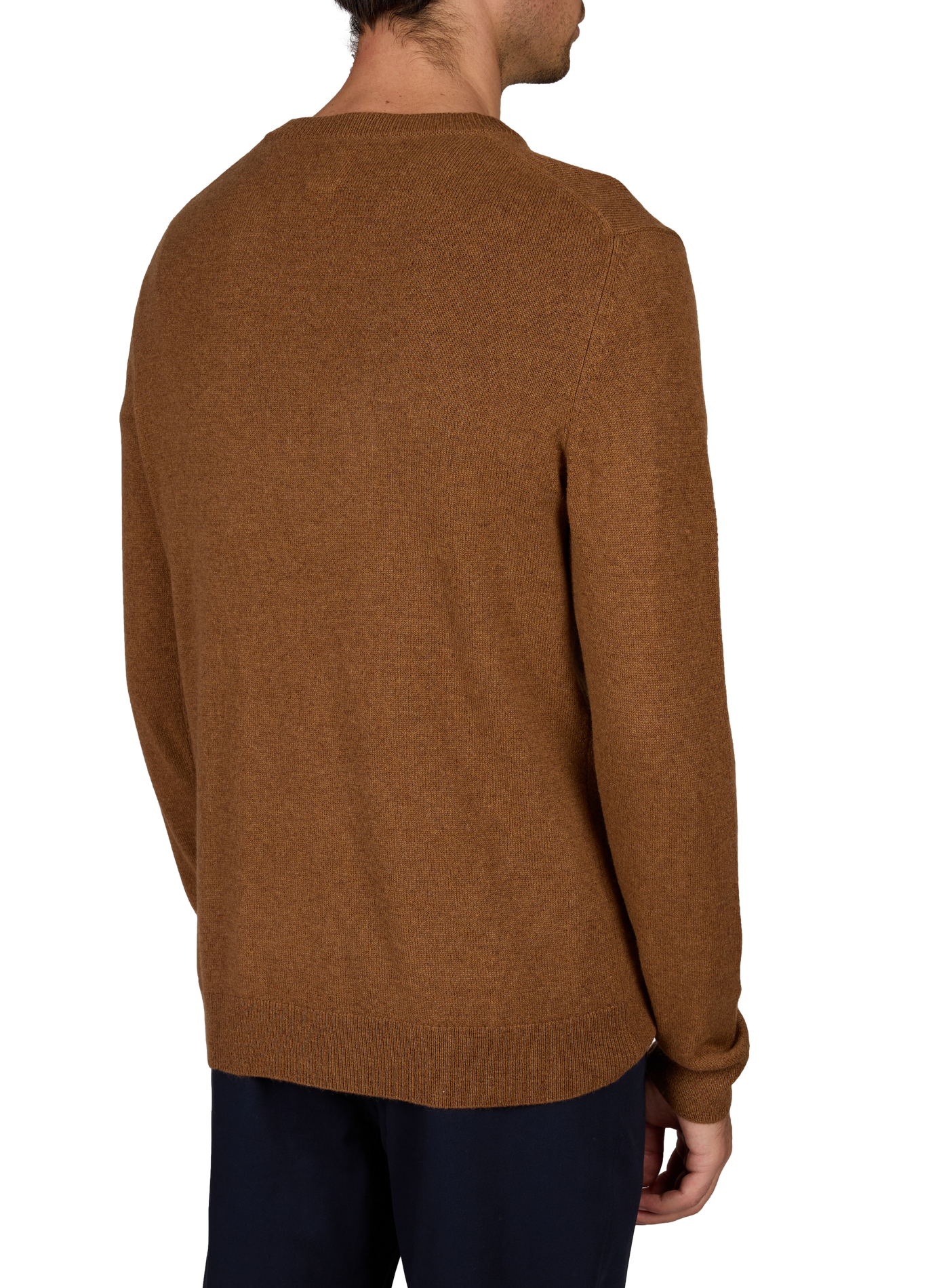 Pull col V en cachemire AU PRINTEMPS PARIS Marron