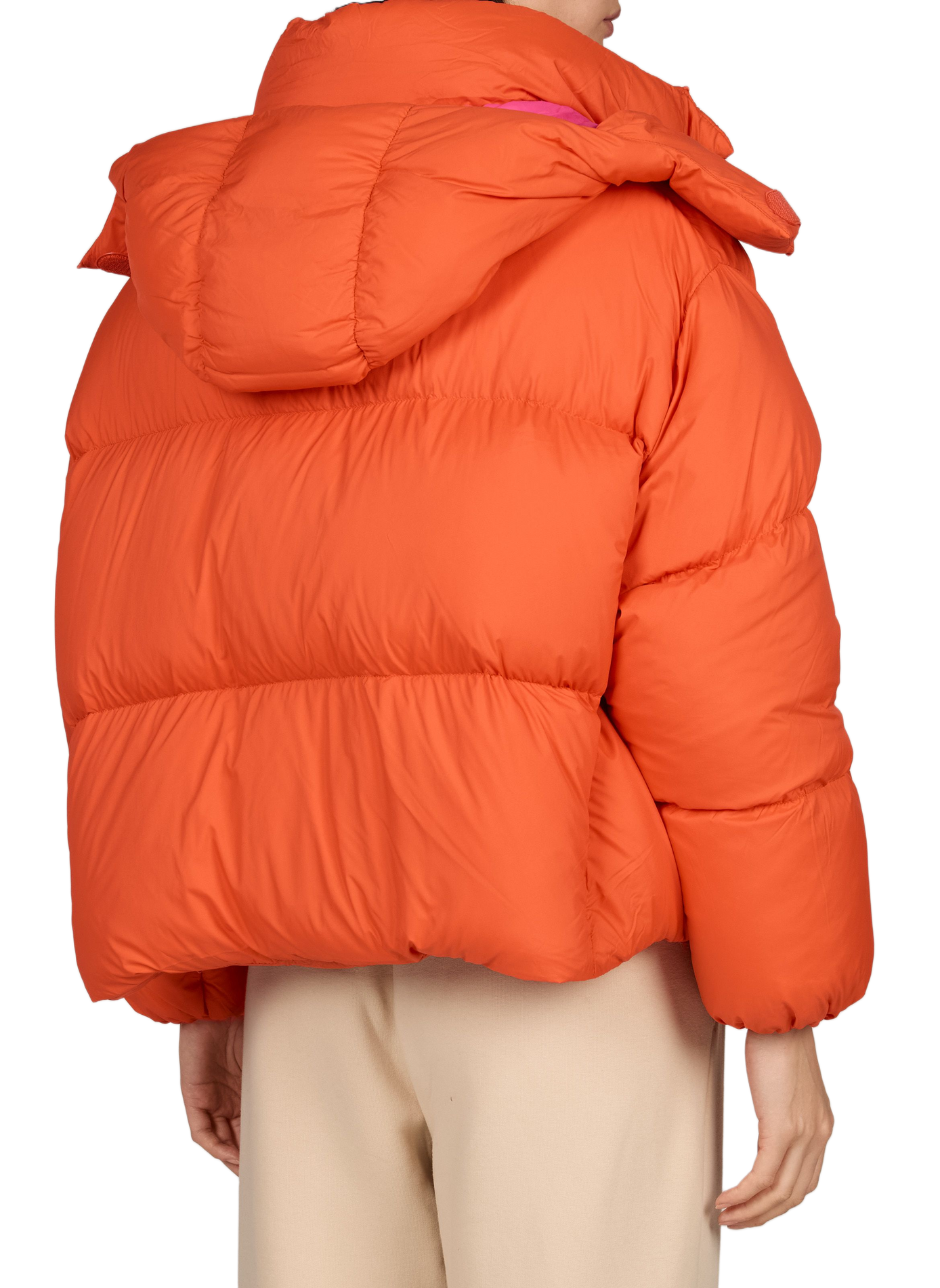 Oversize-Daunenjacke LIV mit Kapuze GERTRUDE Rot