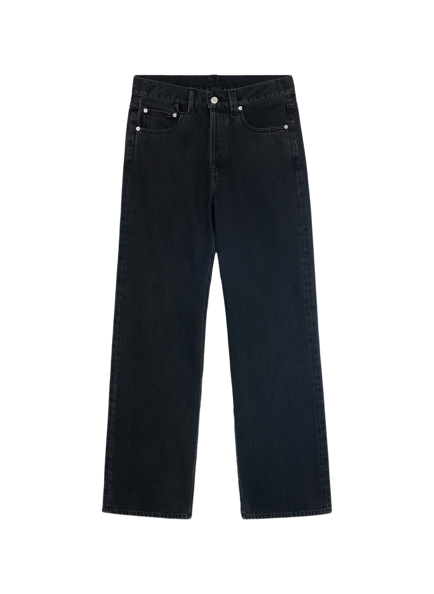 Jean recto LE DE-NIMES en algodón JACQUEMUS Negro