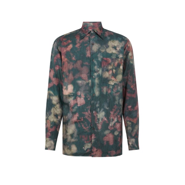 Chemise imprimée en soie