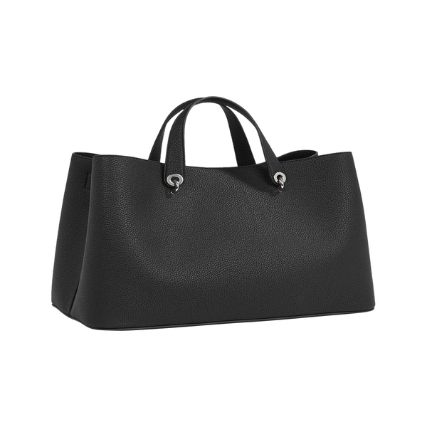 Tommy Hilfiger Textured Handbag In Black