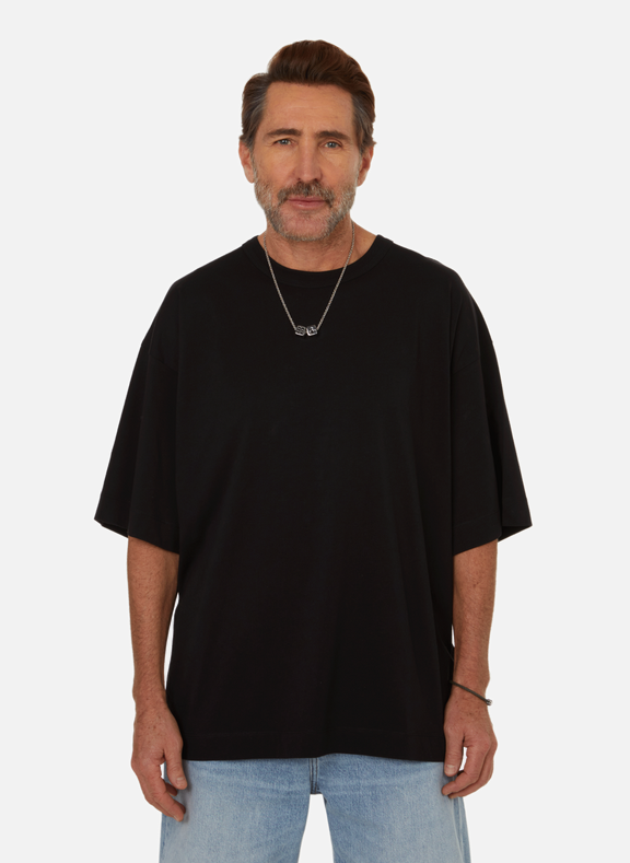 DRIES VAN NOTEN T-shirt oversize en coton Noir