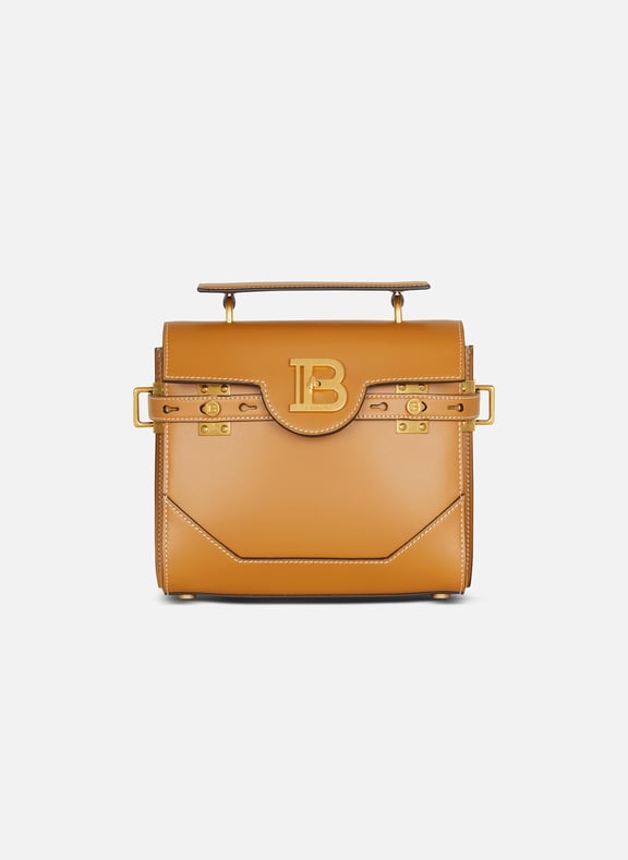 Sac b-buzz 23 en cuir lisse Marron by BALMAIN BALMAIN Sac b-buzz 23 en cuir lisse Marron