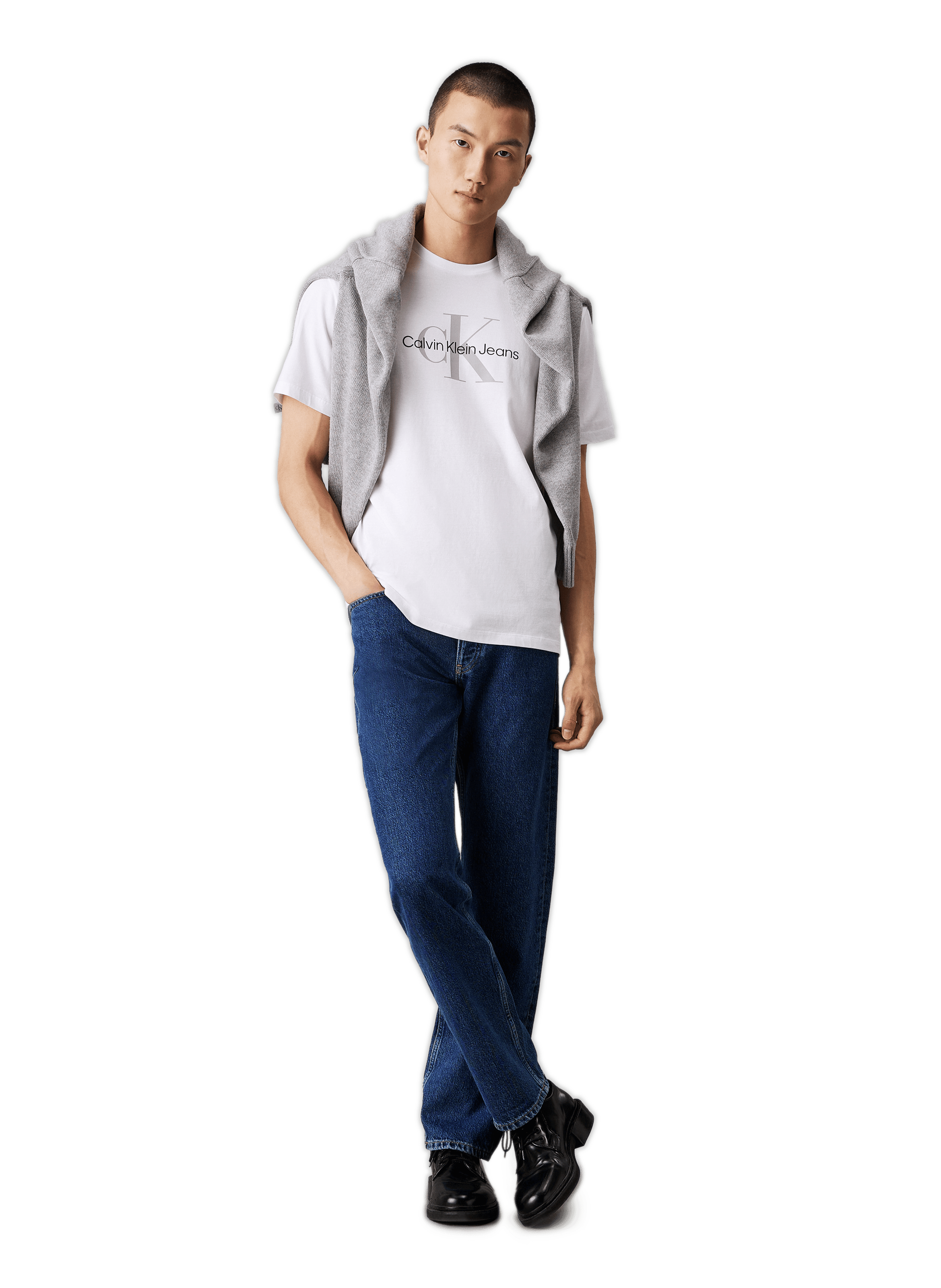 T-shirt en coton  CALVIN KLEIN Blanc