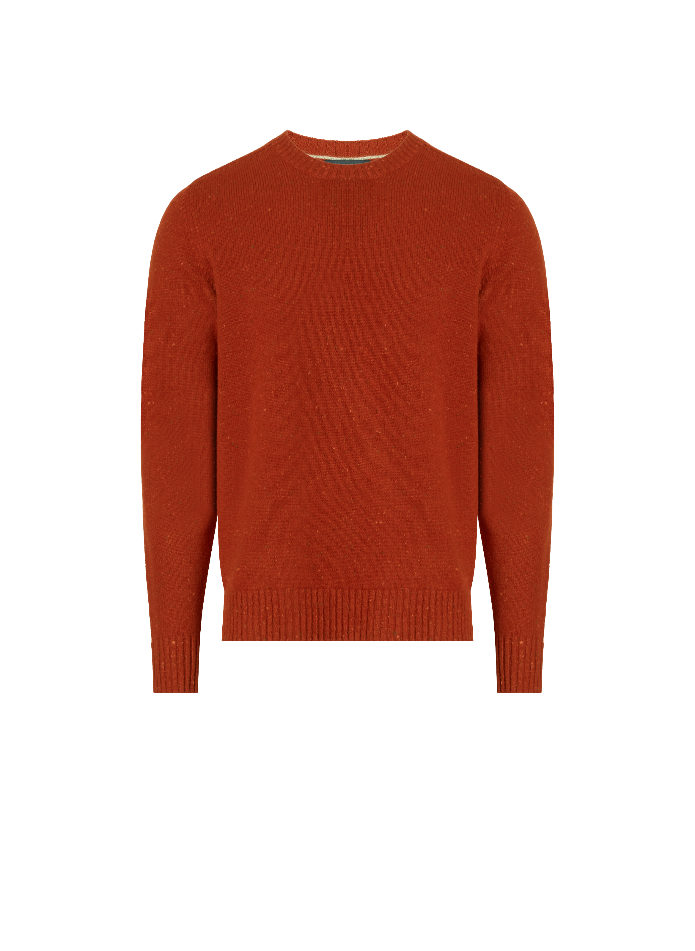 Pull en laine Donegal Crew HACKETT Rouge