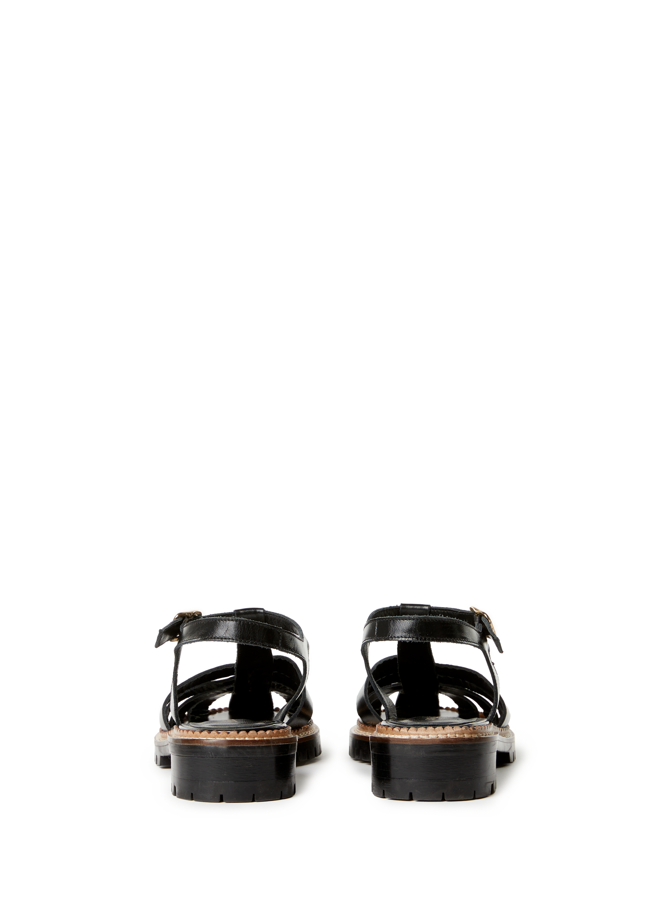 Sandales en cuir COURTNEY SAISON 1865 Noir