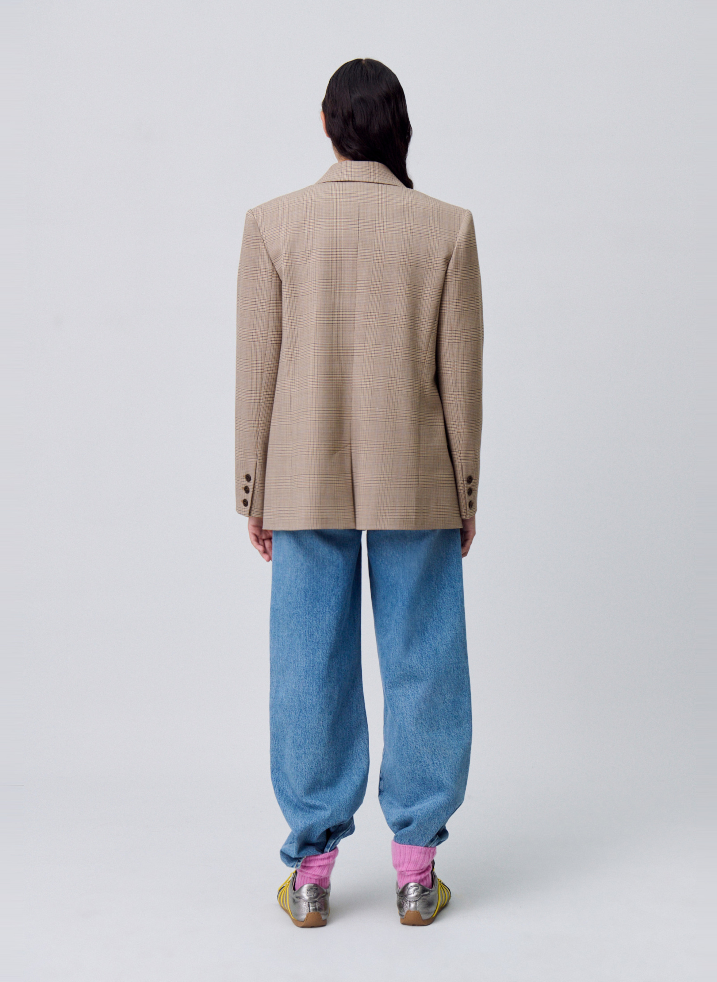 Veste de tailleur à carreaux CLAUDIE PIERLOT Multicolore