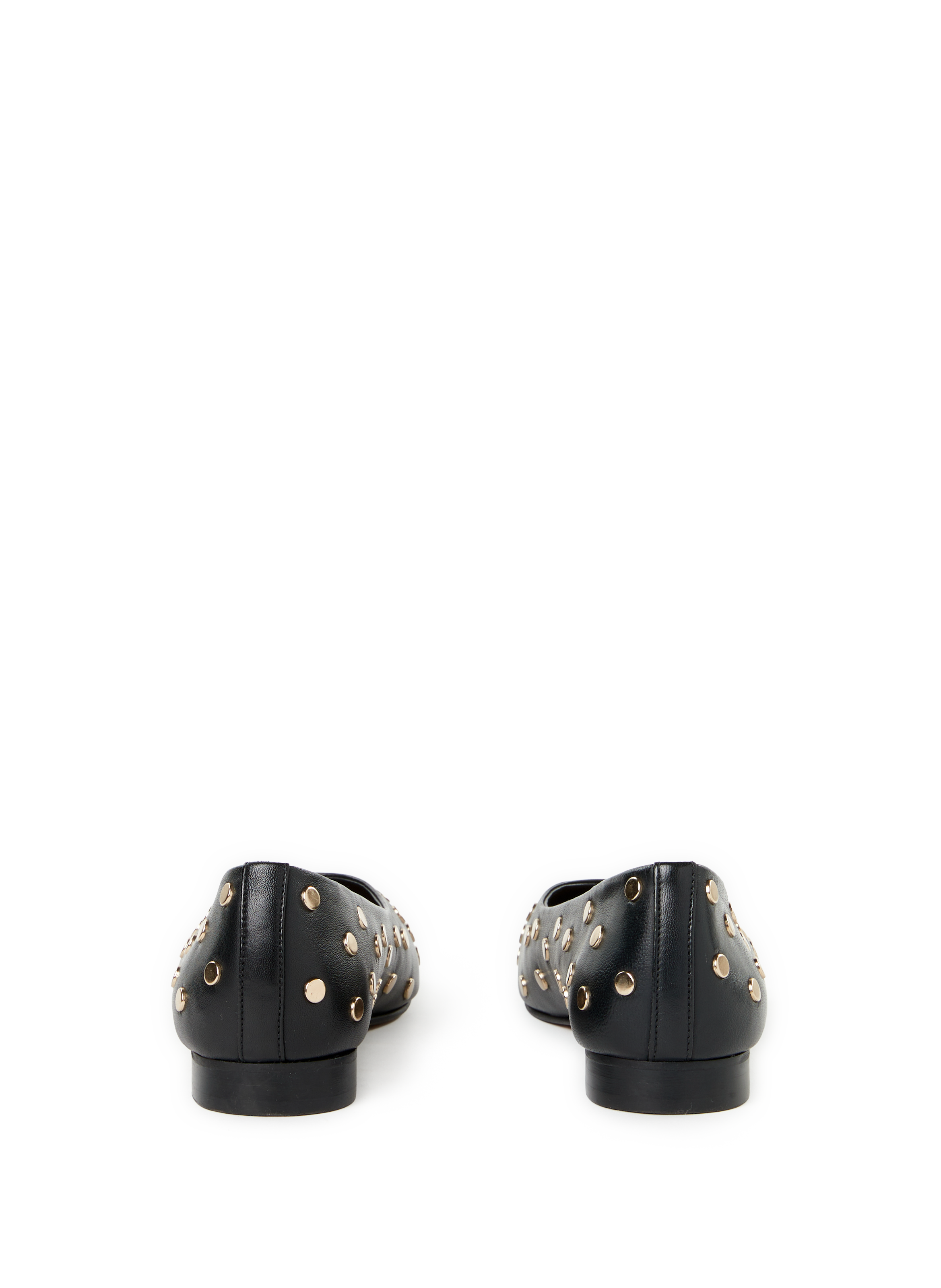 Ballerines Dandy cloutées en cuir SAISON 1865 Noir