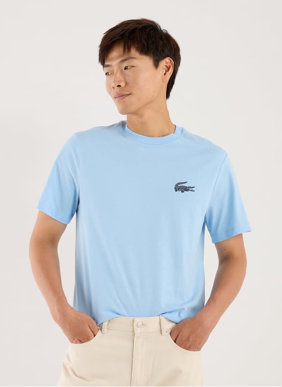 T-shirt en coton Bleu by LACOSTE LACOSTE T-shirt en coton Bleu