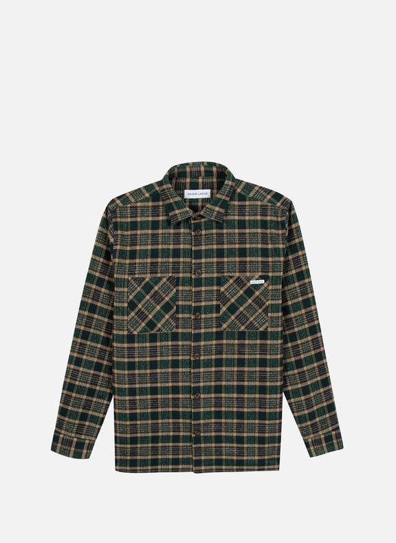 Monge check overshirt Green by MAISON LABICHE MAISON LABICHE Monge check overshirt Green