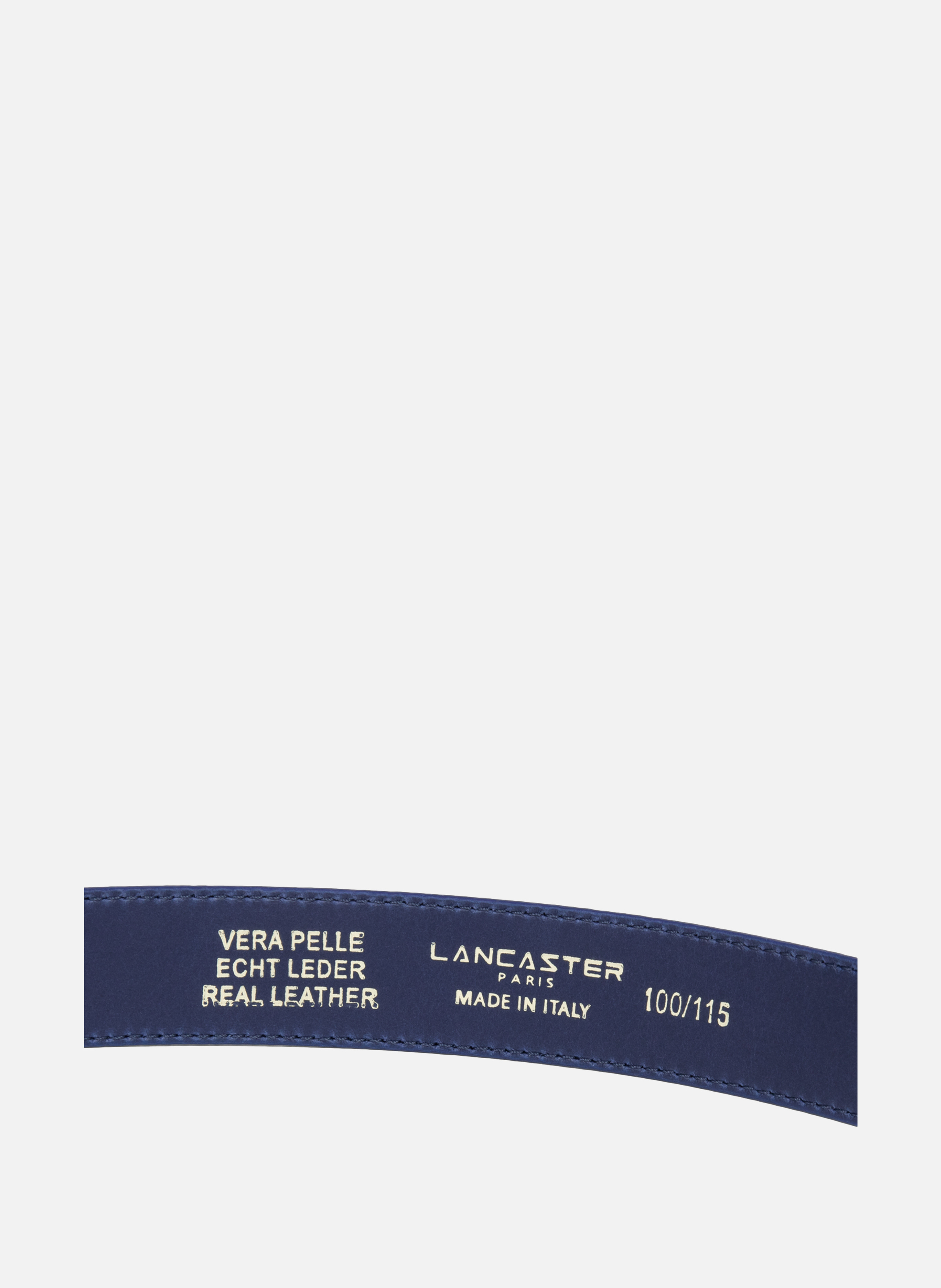 Belt - Ceinture Cuir Lisse Femme LANCASTER Blue
