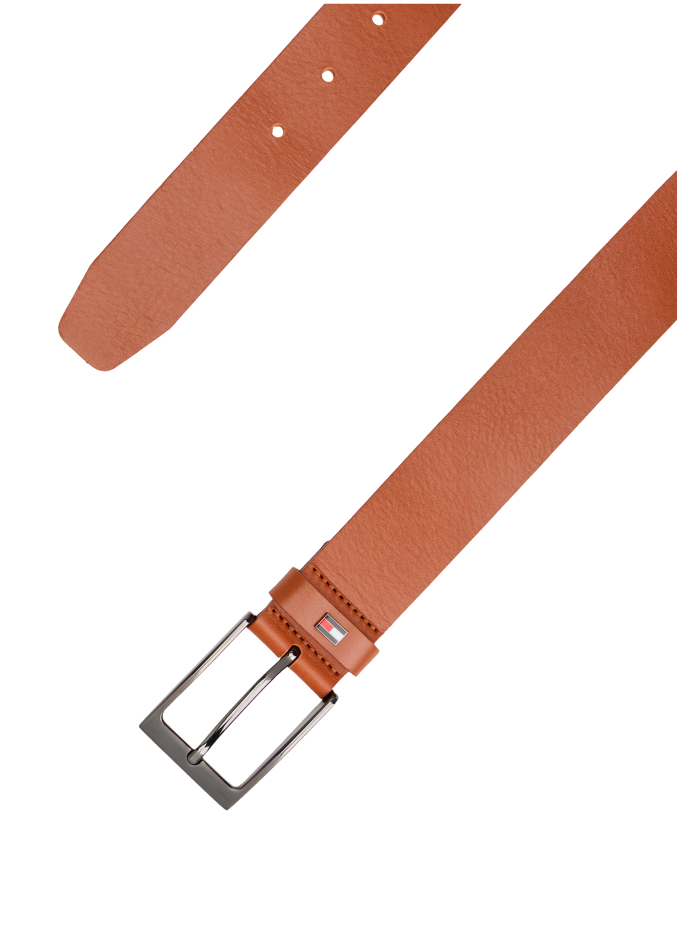 Ceinture en cuir de vache TOMMY HILFIGER Marron