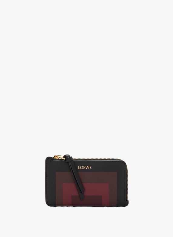 Porte-monnaie en cuir de veau - LOEWE x Albers | Noir by LOEWE Porte-monnaie en cuir de veau - LOEWE x Albers Noir