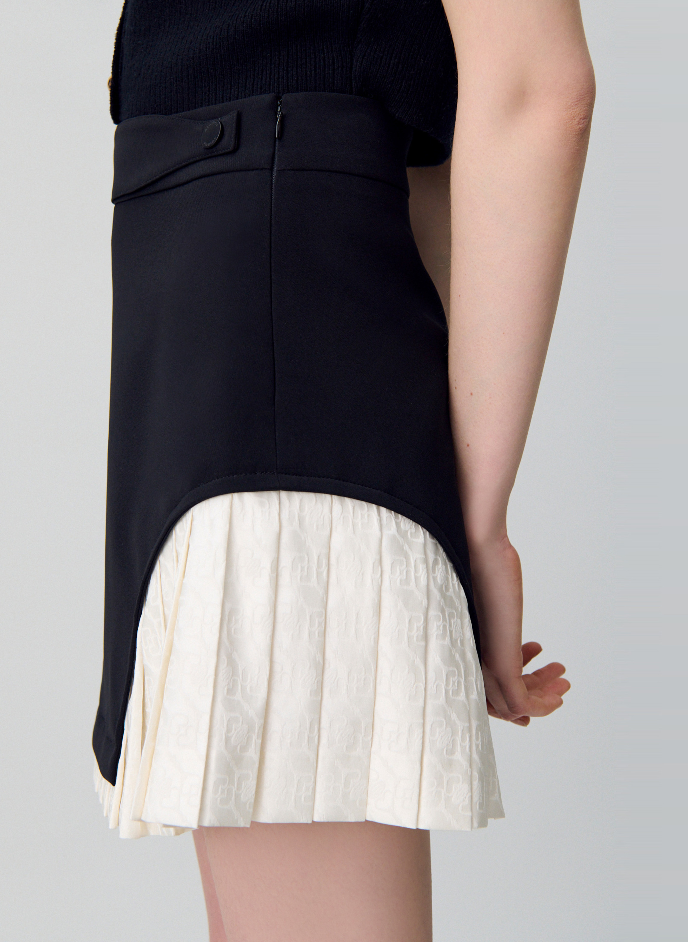 Jupe courte bicolore scarlett CLAUDIE PIERLOT Multicolore