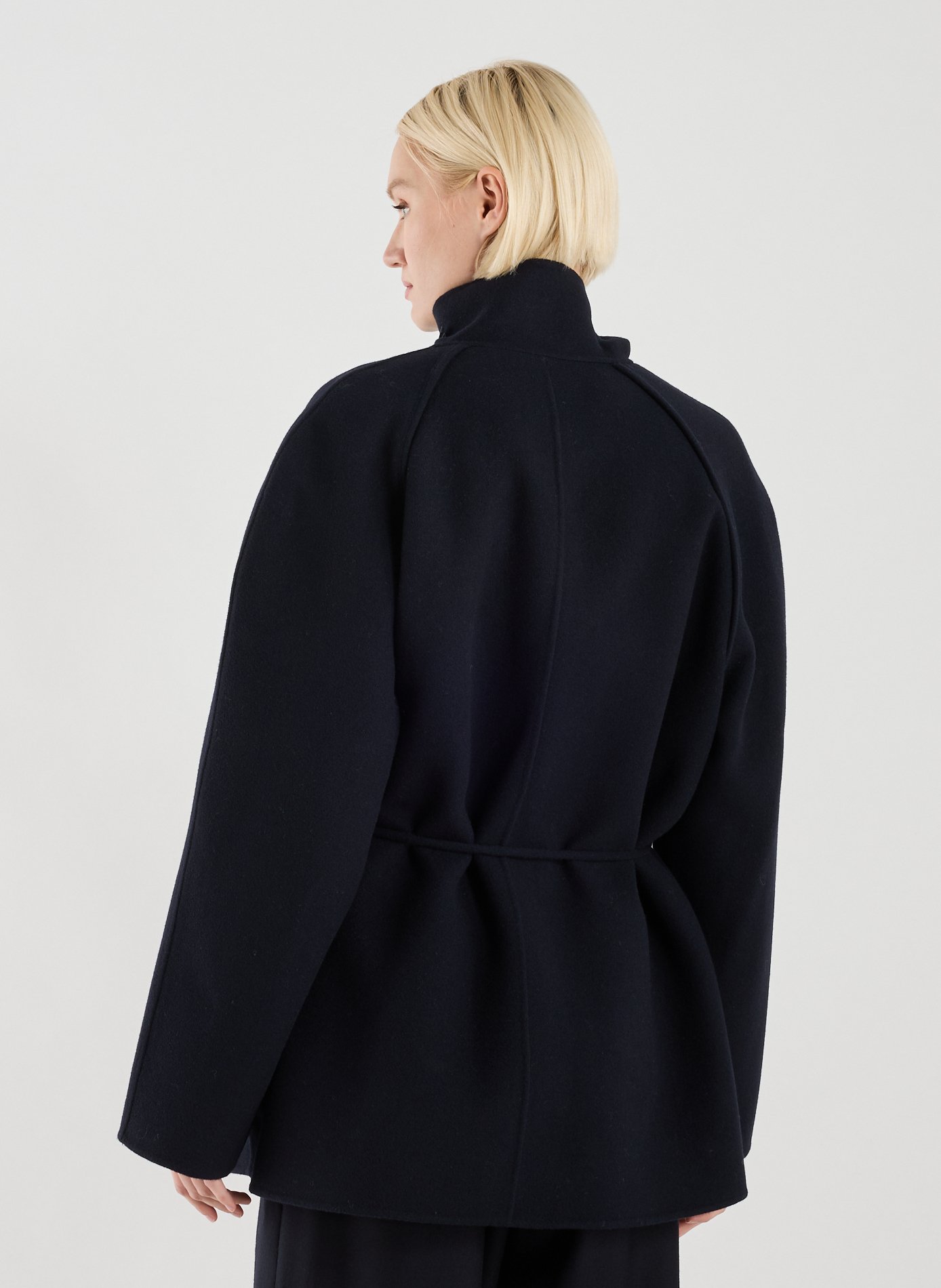 Manteau ample en laine LE 17 SEPTEMBRE Bleu