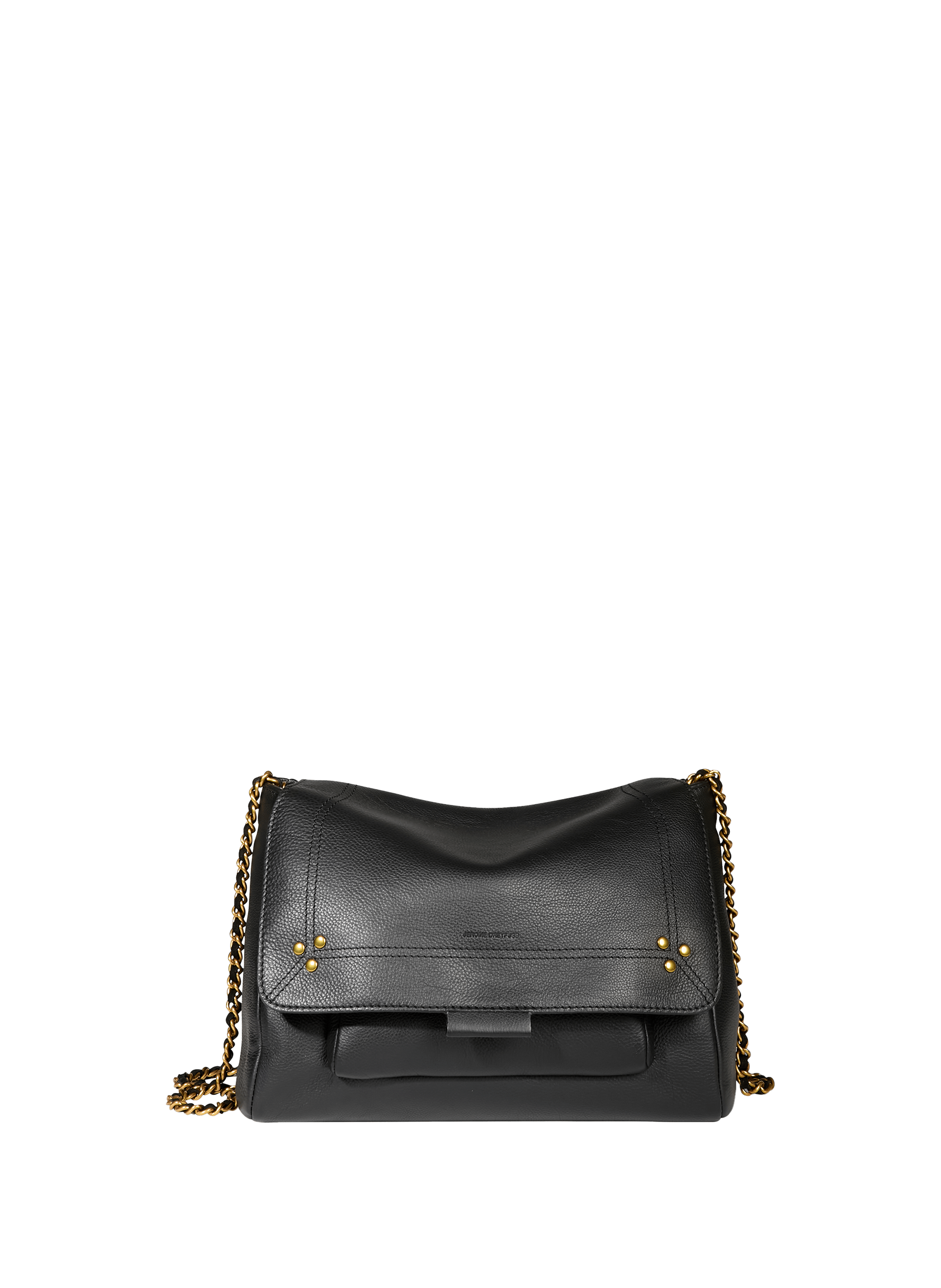 JÉRÔME DREYFUSS Lulu leather shoulder bag Black