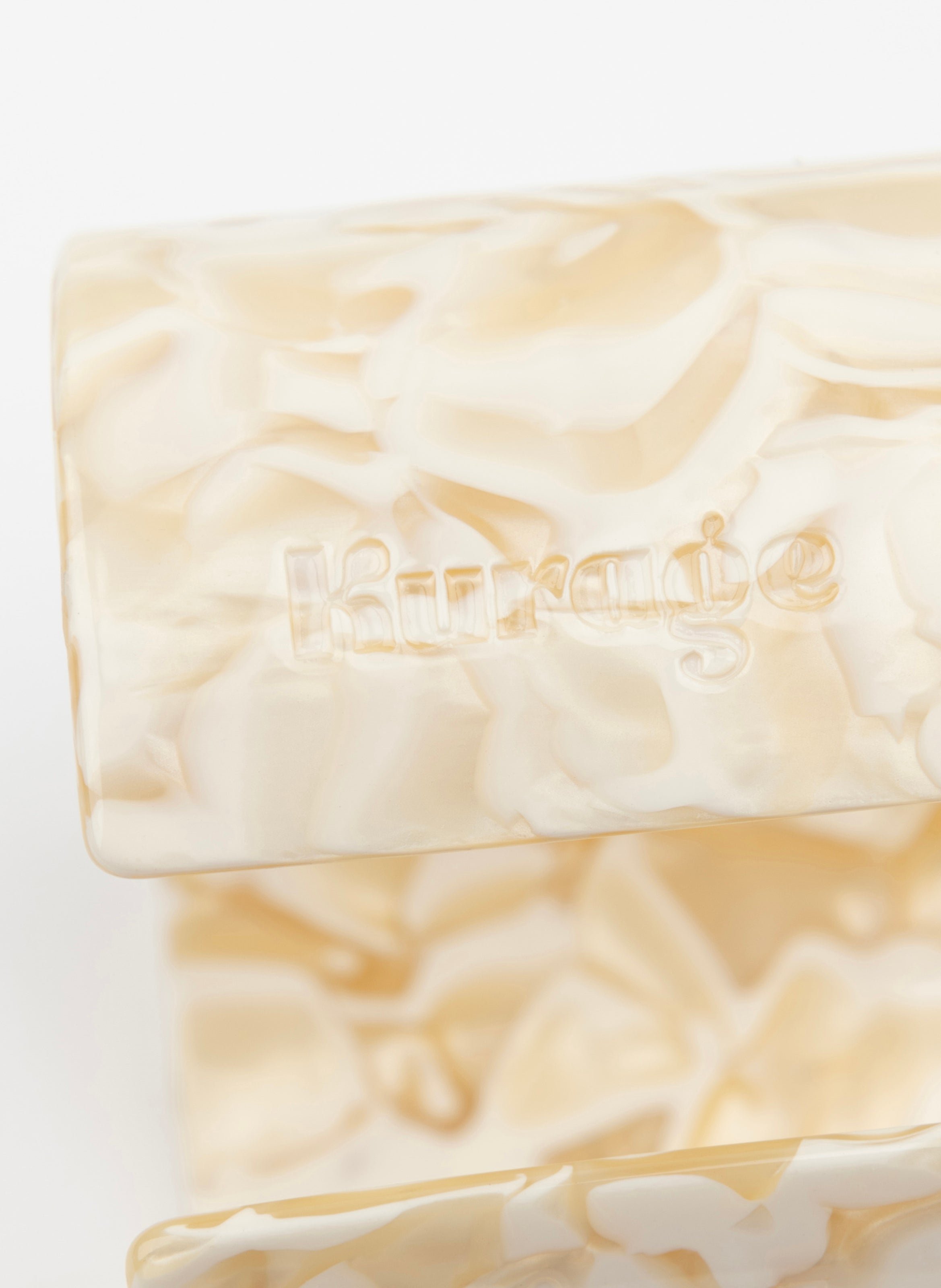 Bracelet stellar en acétate de cellulose KURAGE GINZA Beige