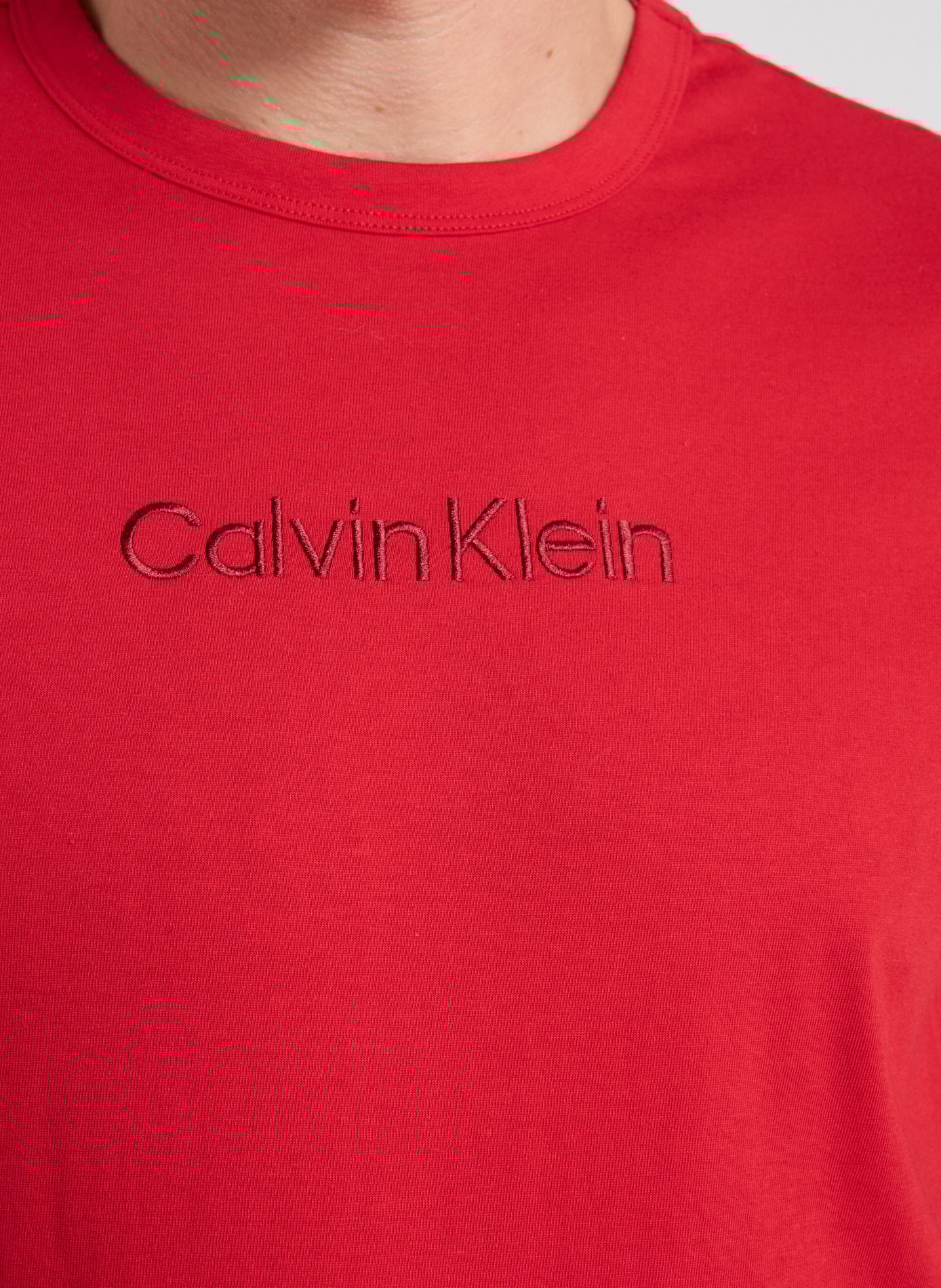 Classic Cotton T-Shirt CALVIN KLEIN Red