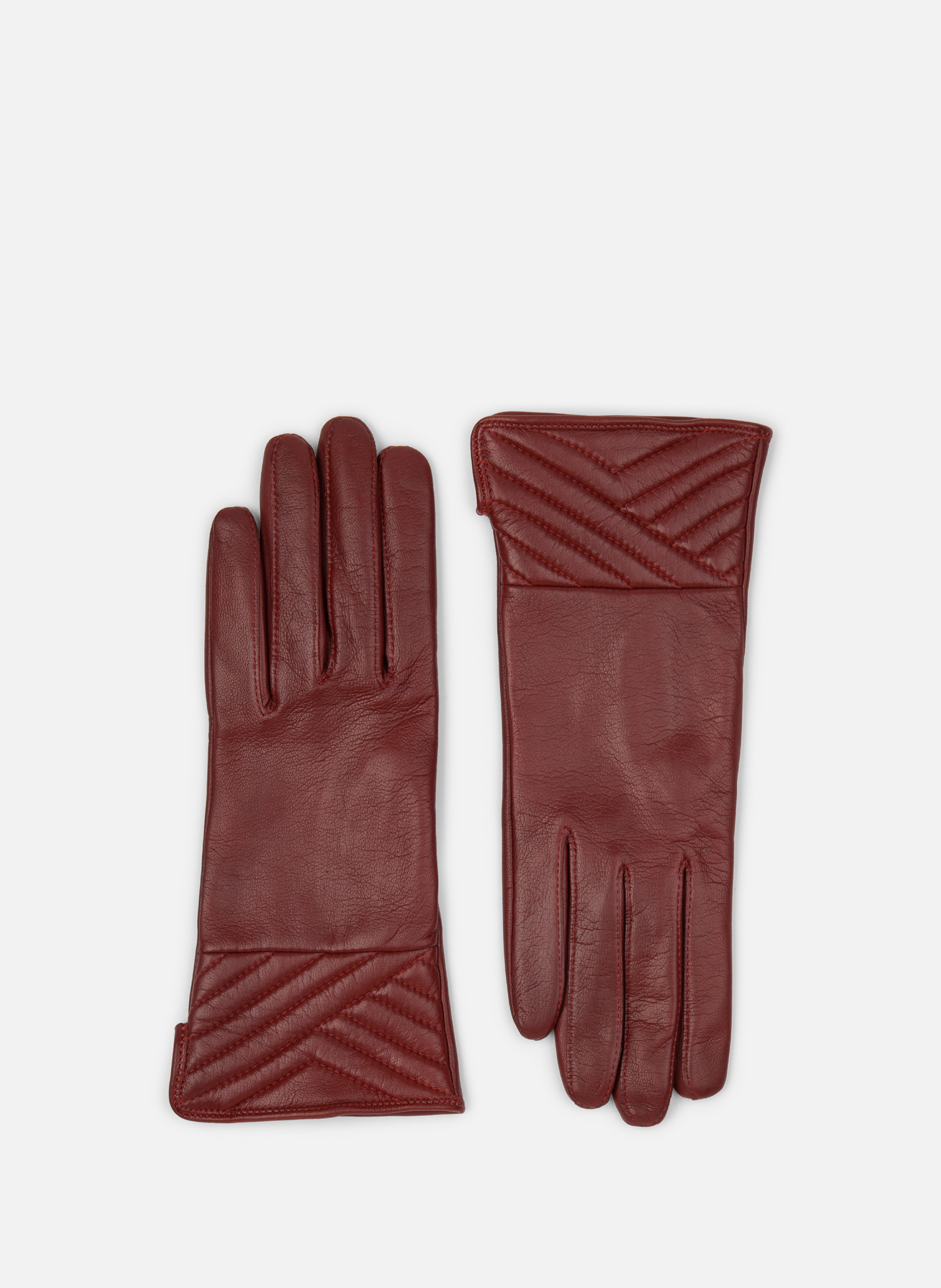 Lambskin gloves LANCASTER Red
