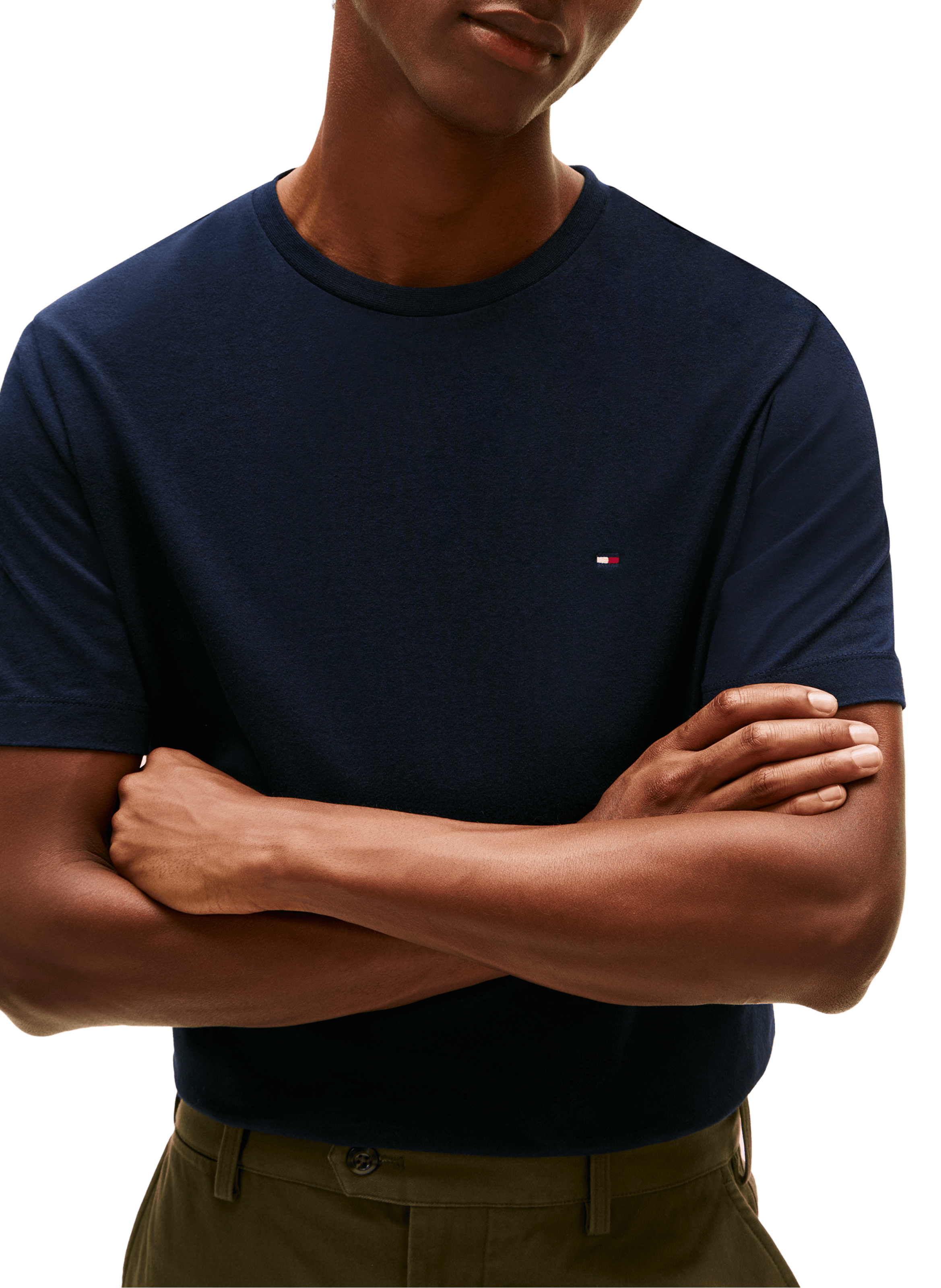 Cotton T-shirt TOMMY HILFIGER Blue