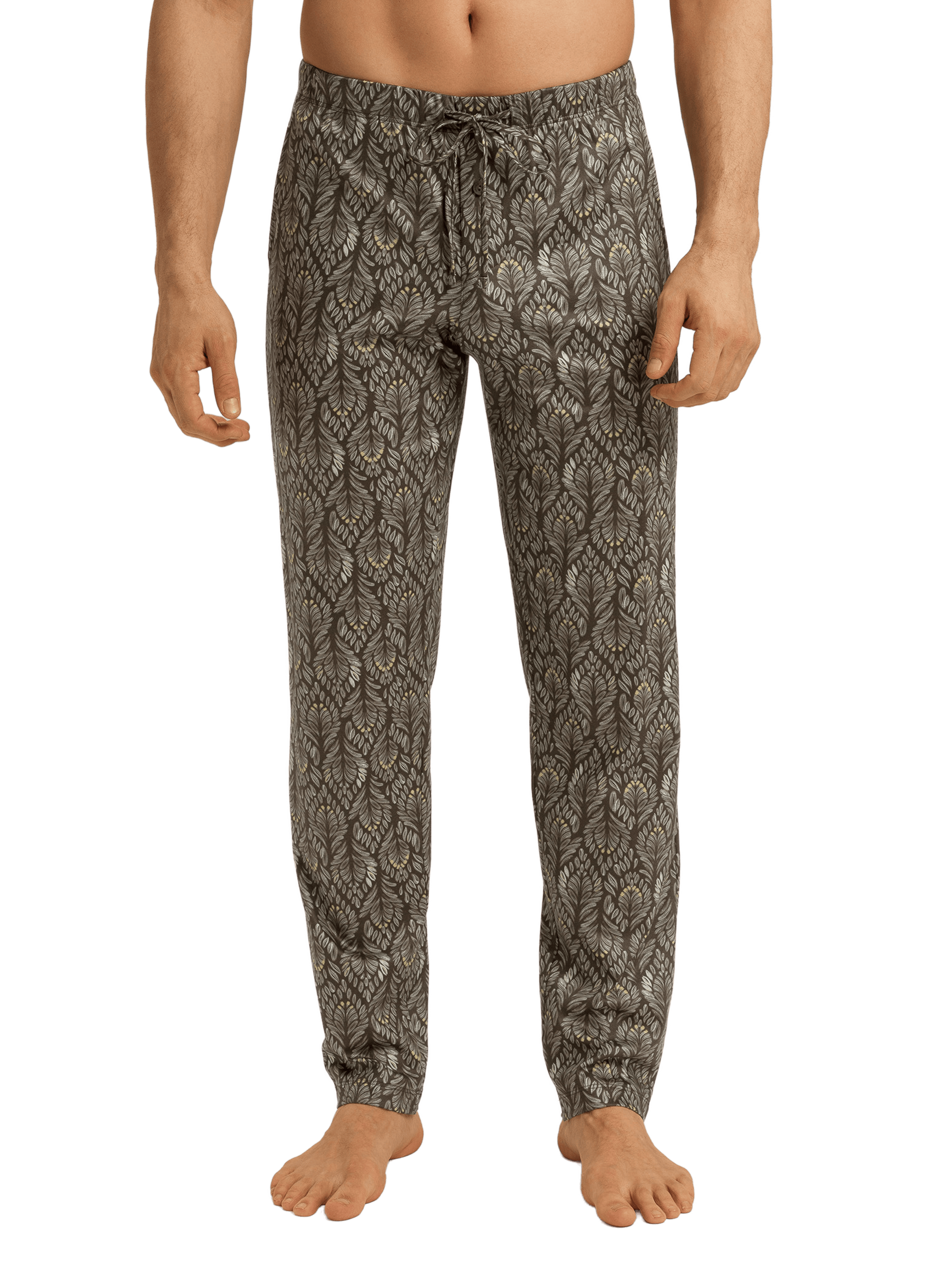 Patterned pajama pants HANRO Green