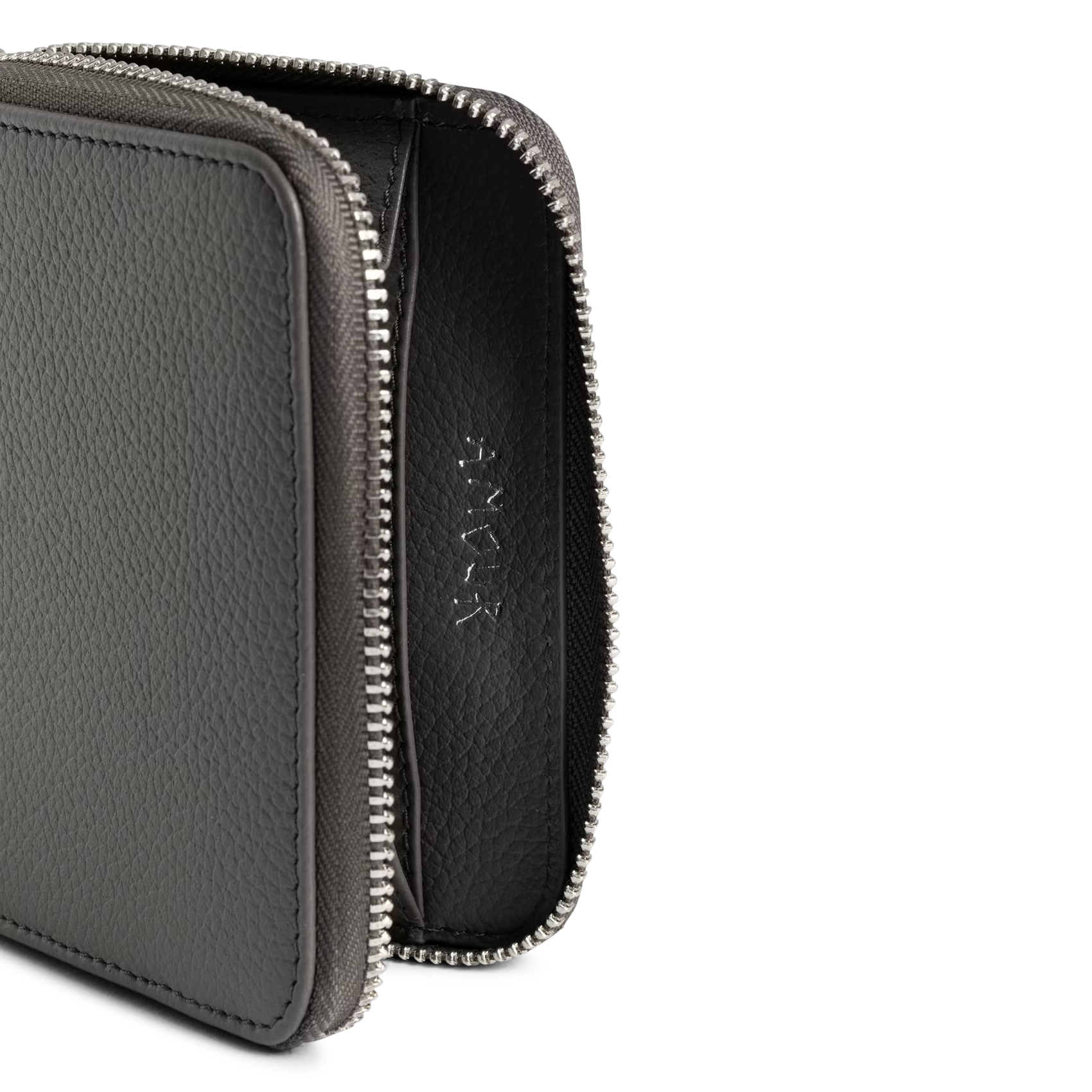 Portefeuille en cuir mini zv ZADIG&VOLTAIRE Gris