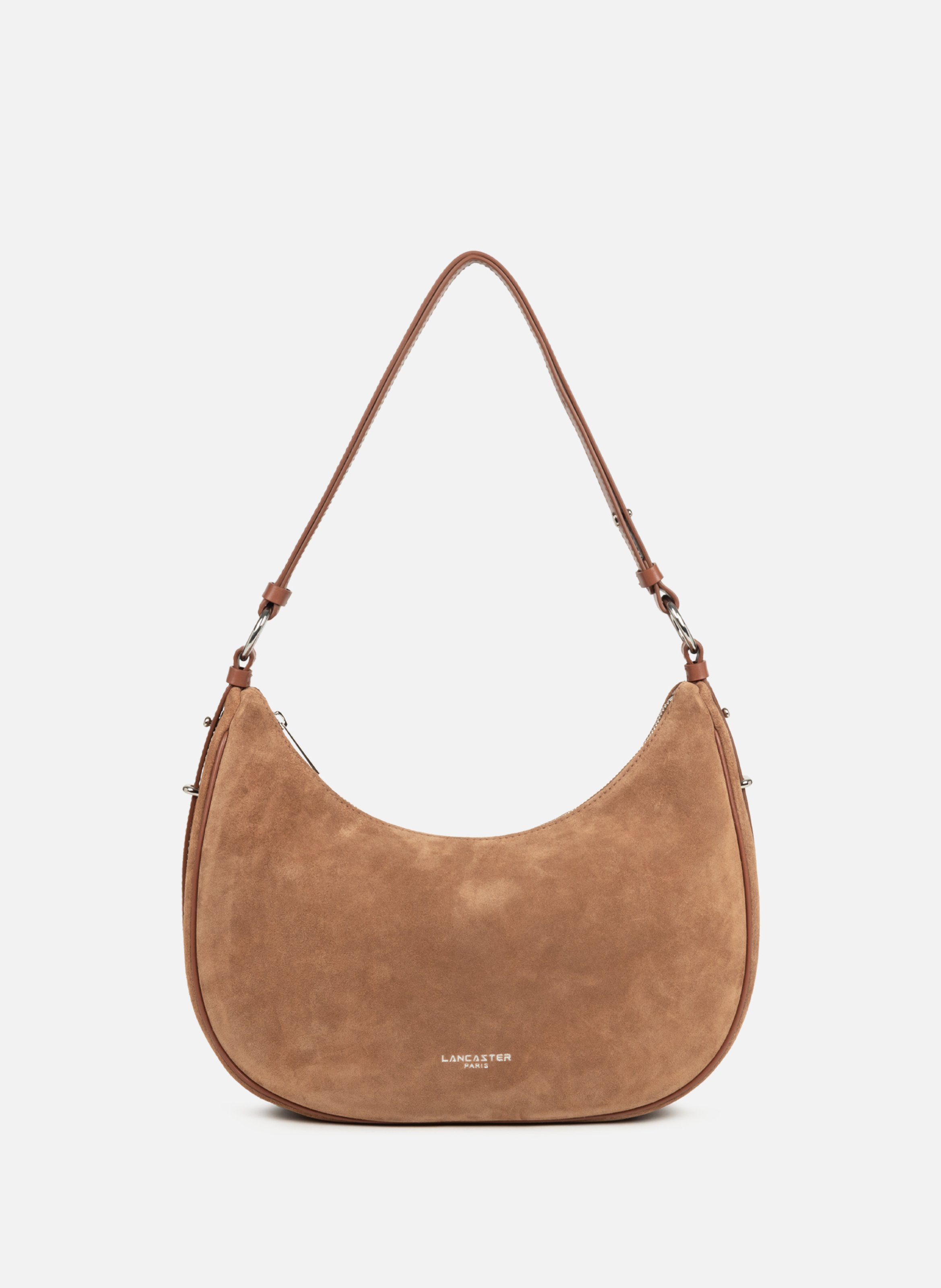 LANCASTER Large shoulder bag - Suède Brown