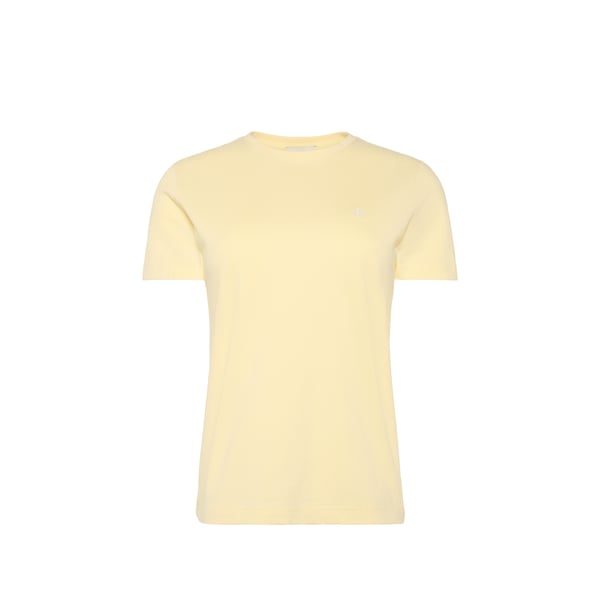 Calvin T-shirt à col rond en coton Jaune S Female