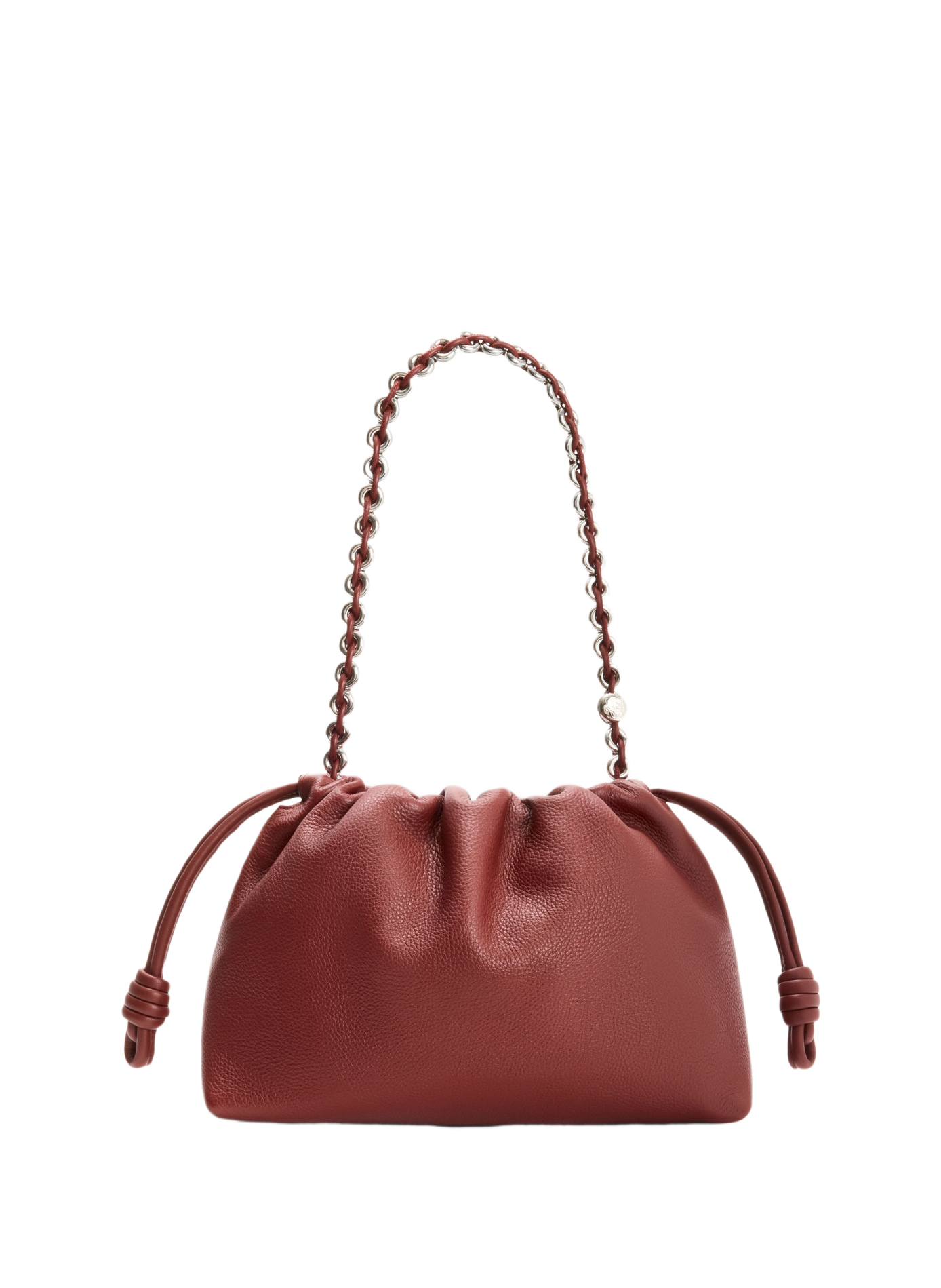 <p>Flamenco medium purse in grained calf leather</p> LOEWE Red