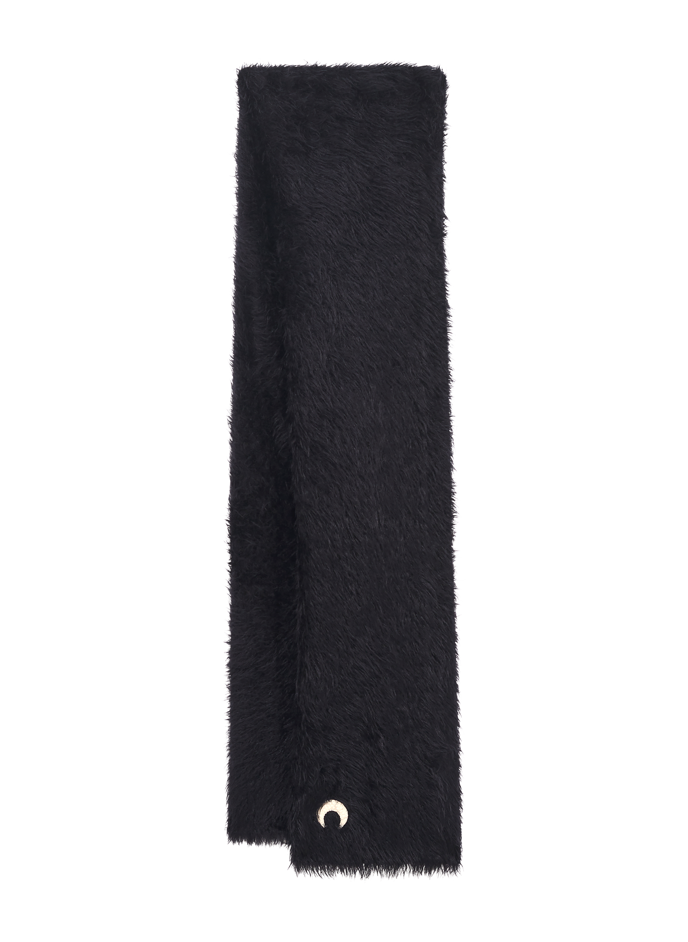 Wild puffy knit scarf MARINE SERRE Black