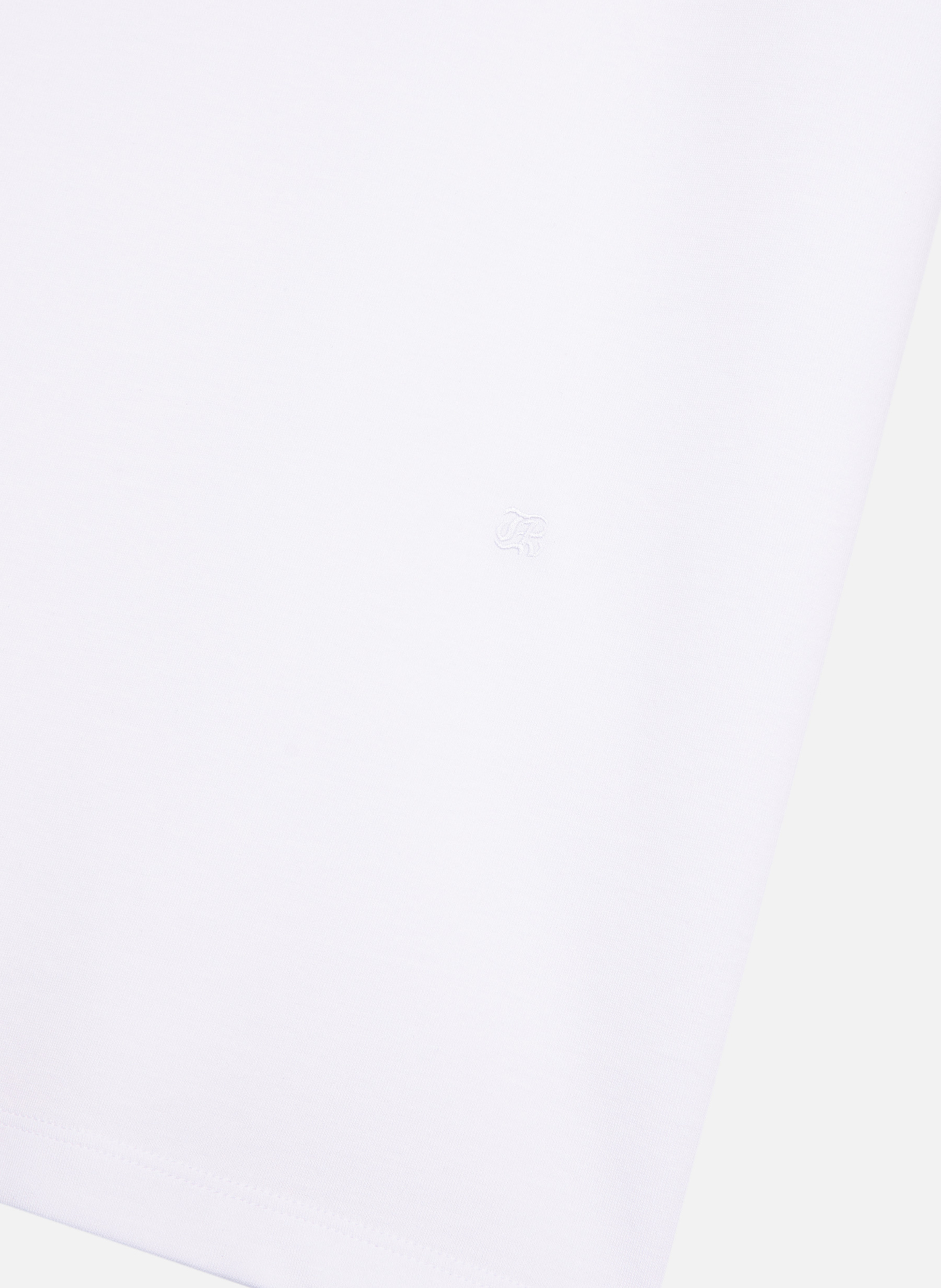 T-shirt mixte droit uni unisexe THE KOOPLES Blanc