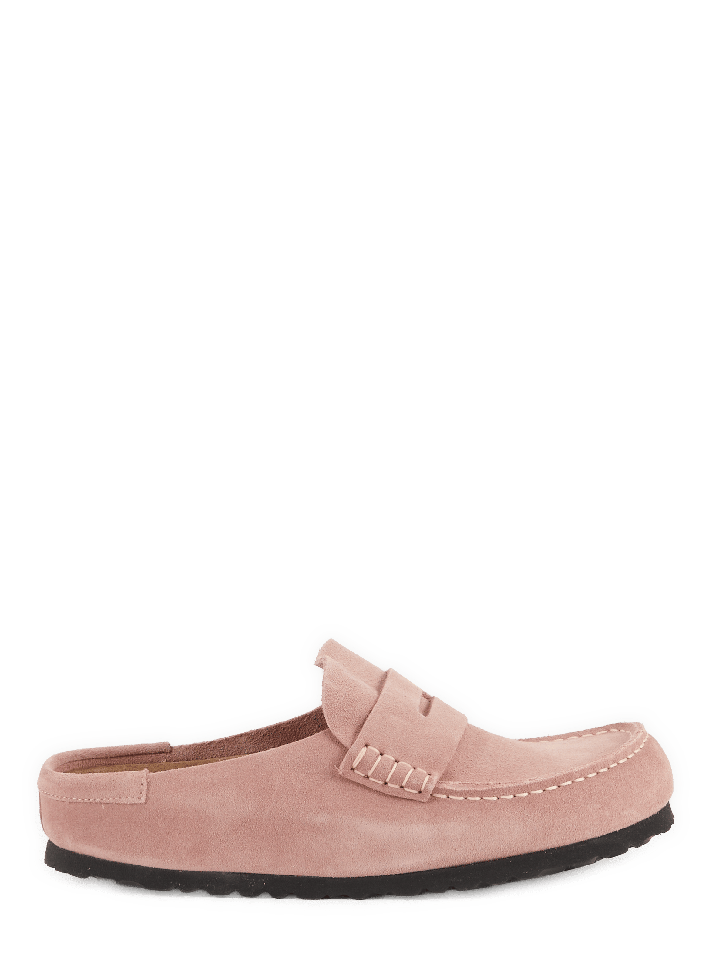 Mocassins Naples en cuir suédé BIRKENSTOCK Rose