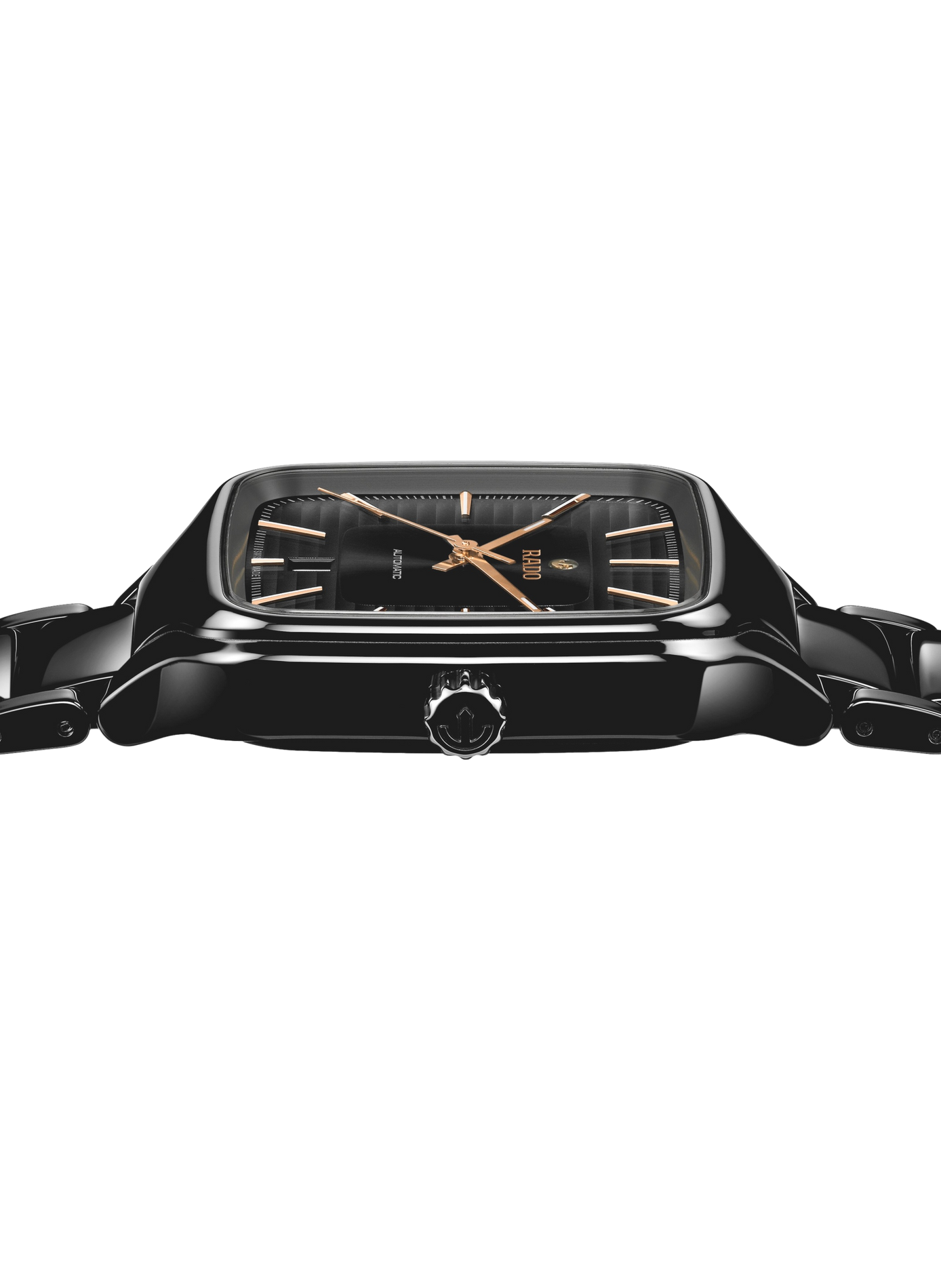 Montre automatique True Square en céramique RADO Noir