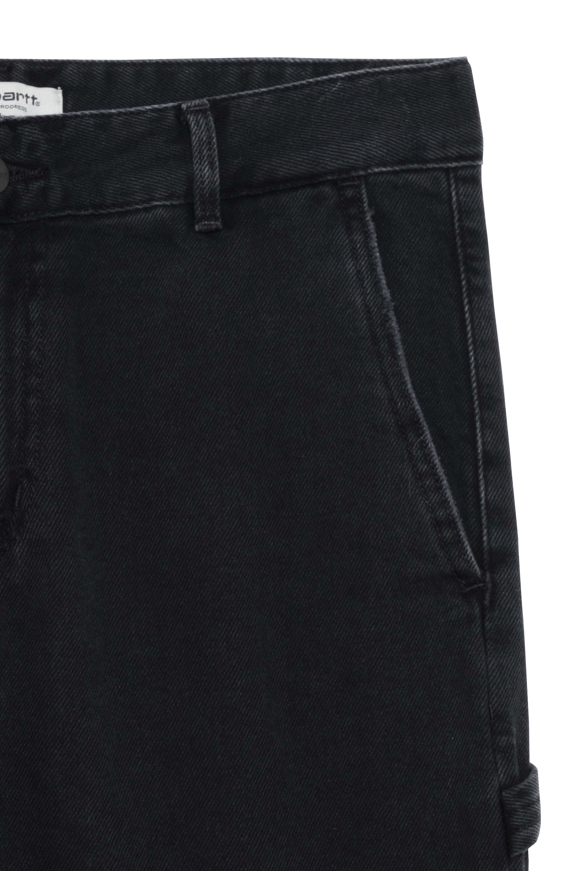 Jean w' pierce pant straight CARHARTT WIP Noir