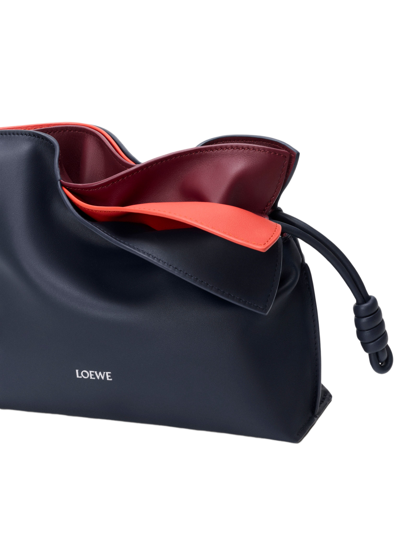 Mini Flamenco clutch with layering in nappa calf leather LOEWE Blue