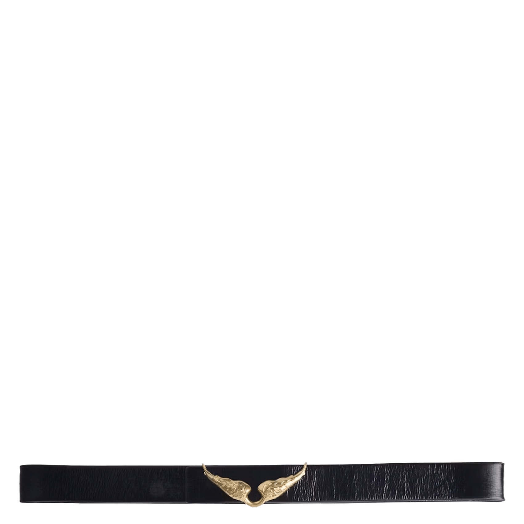 Ceinture réversible en cuir rock | Noir ZADIG&VOLTAIRE Femme