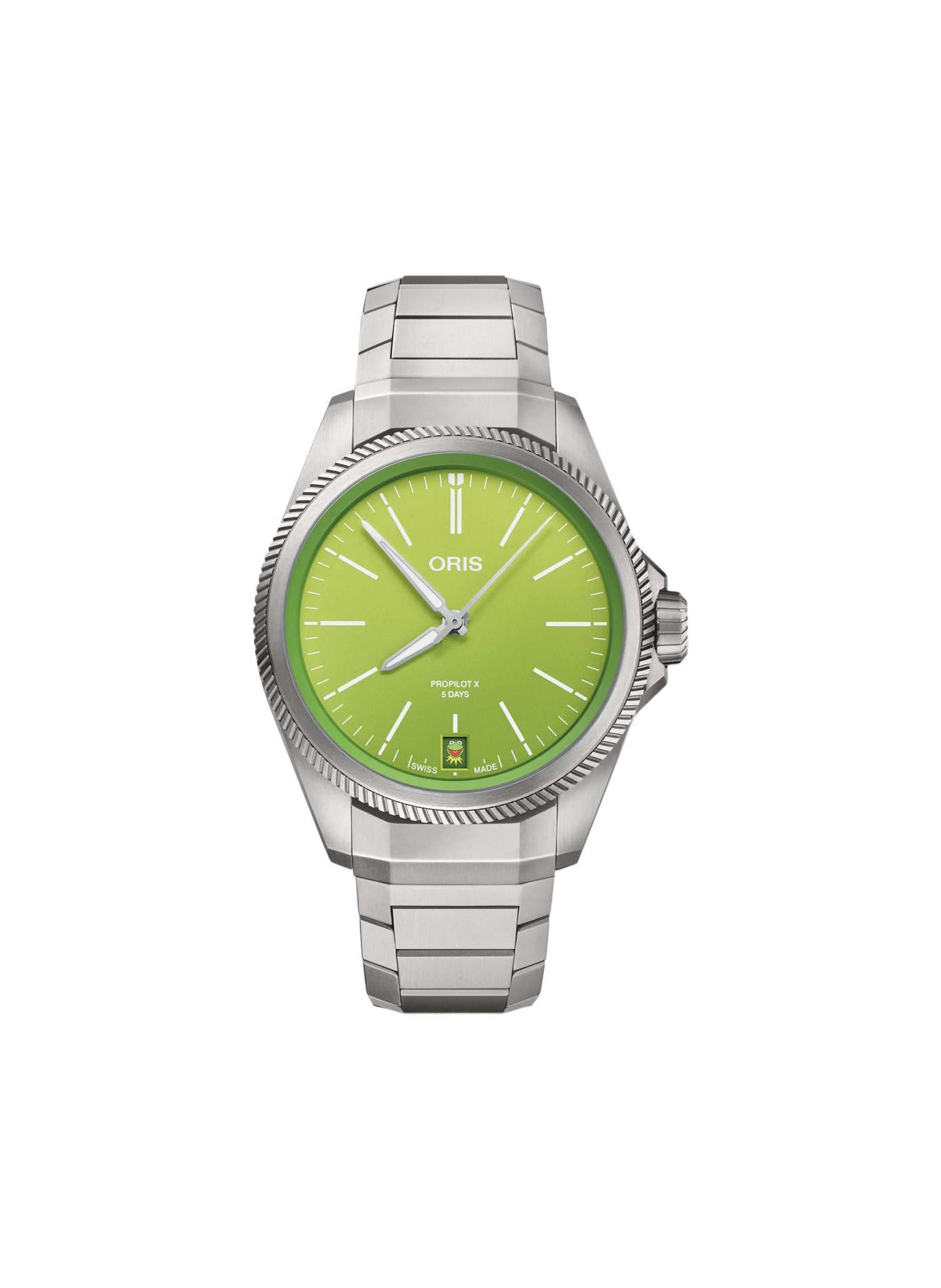 Montre automatique Oris ProPilot X Kermit en titane ORIS Vert