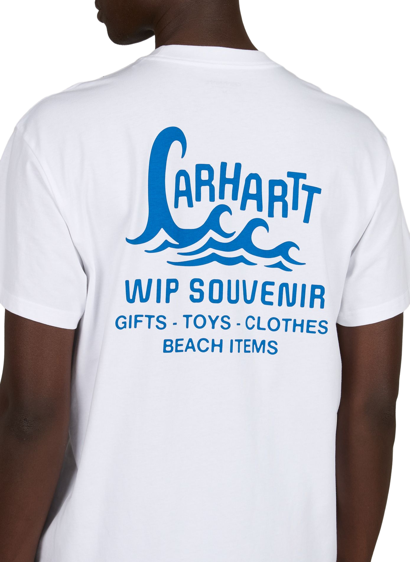 Short-sleeved Waves cotton T-shirt CARHARTT WIP White