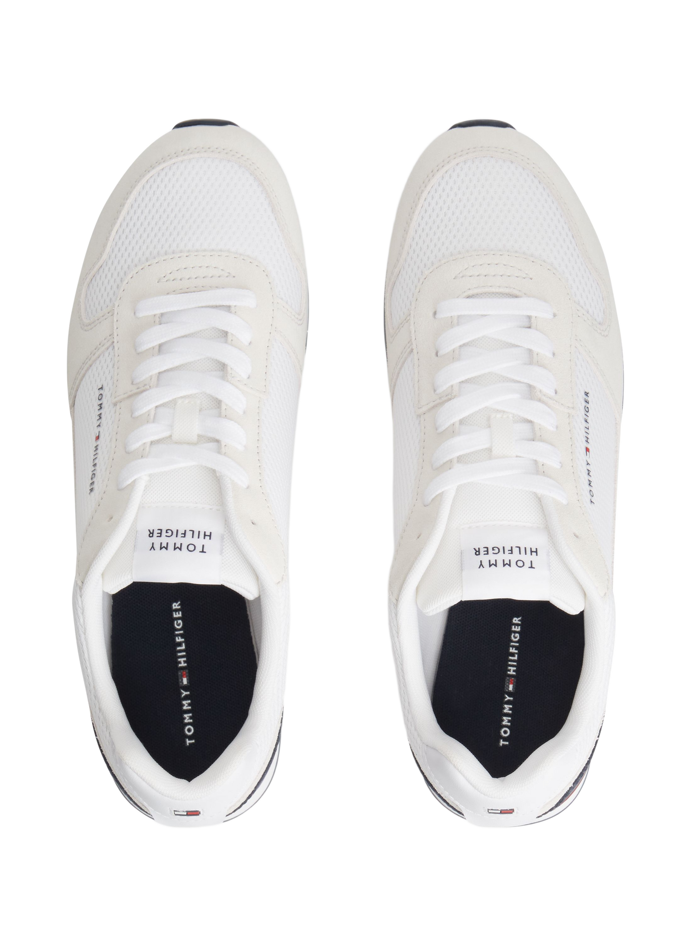 Baskets basses en cuir TOMMY HILFIGER Blanc