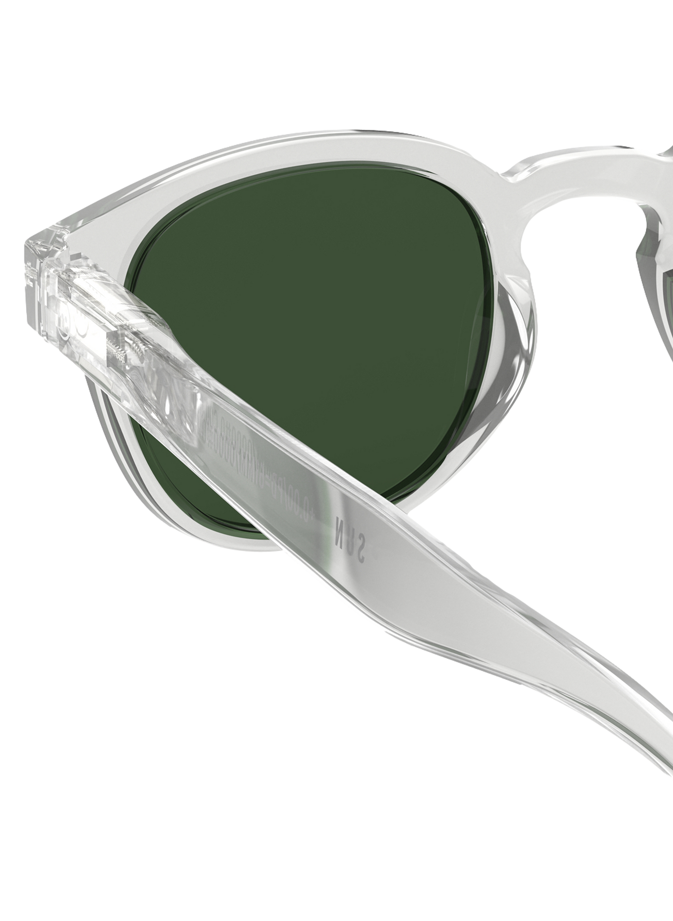 Transparent and round sunglasses IZIPIZI Transparent