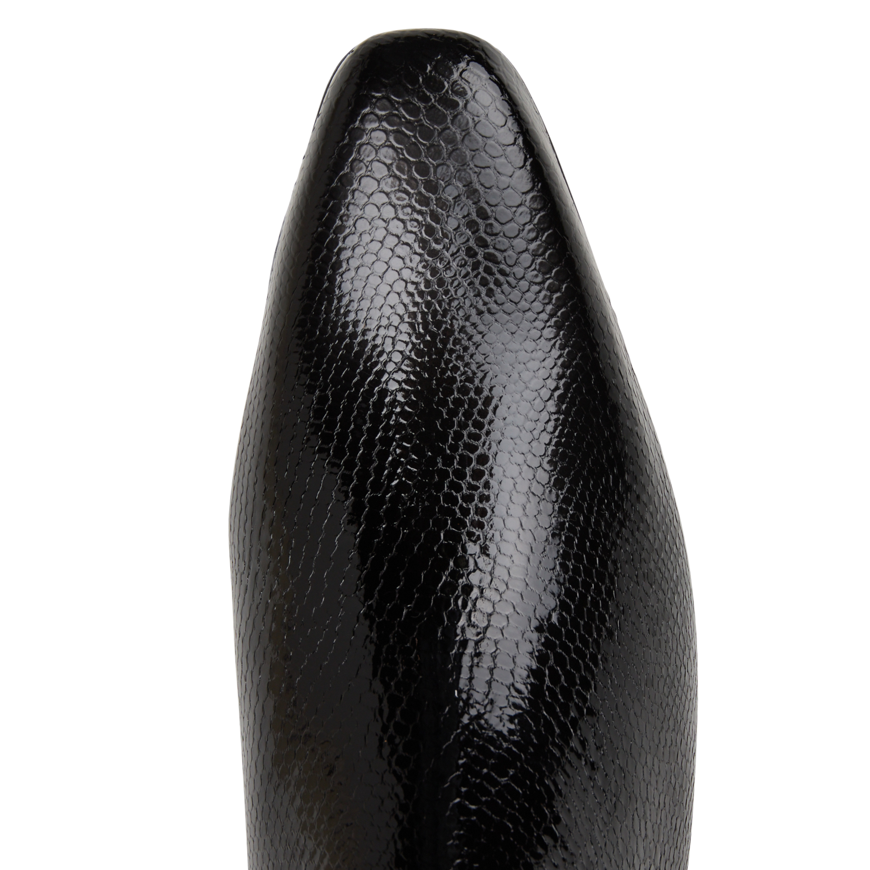 Bottines bout carré en cuir vernis mika ANTHOLOGY Noir