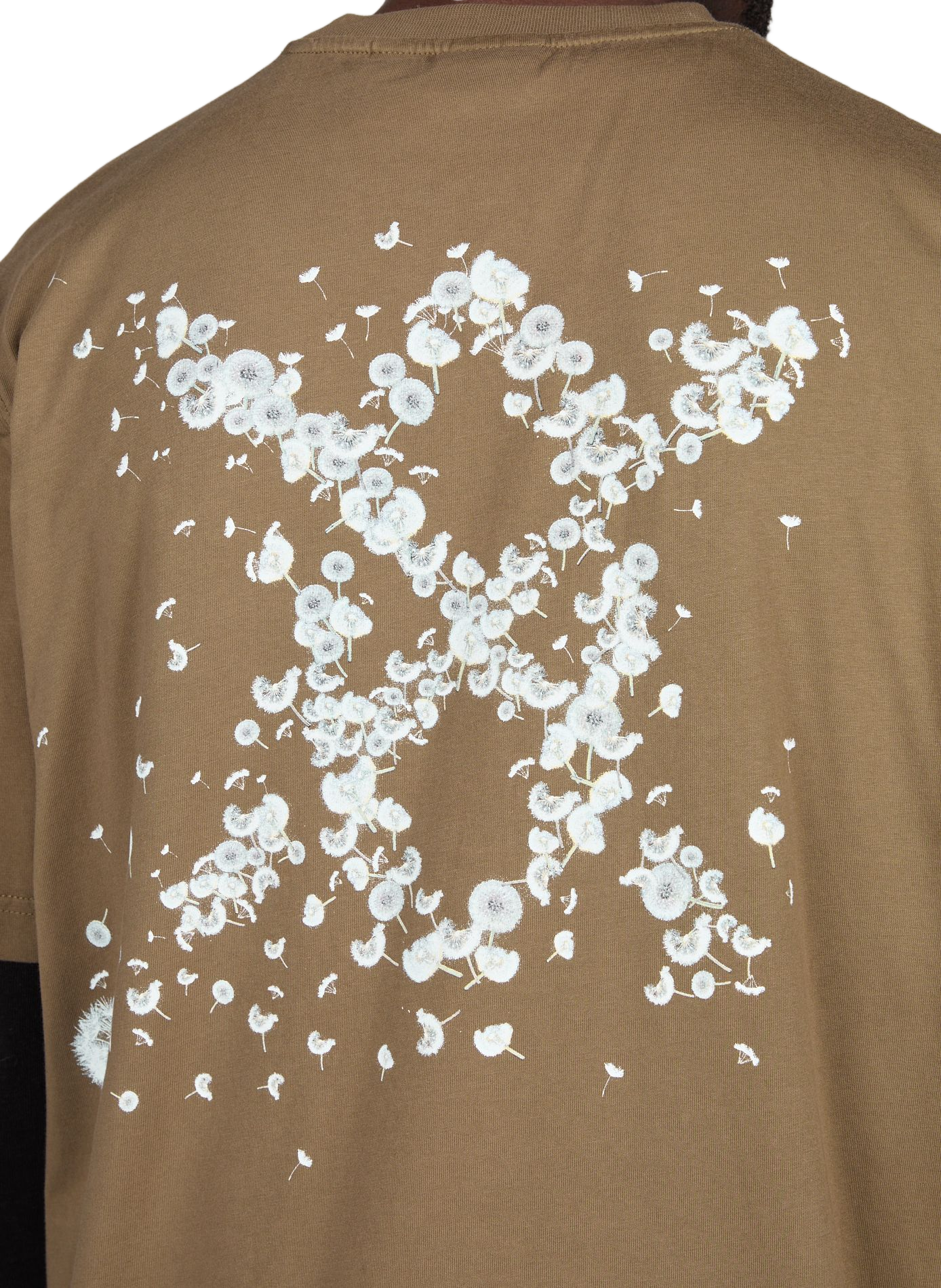 Gerader T-Shirt mit Rundhalsausschnitt und Siebdruck DAILY PAPER Grau
