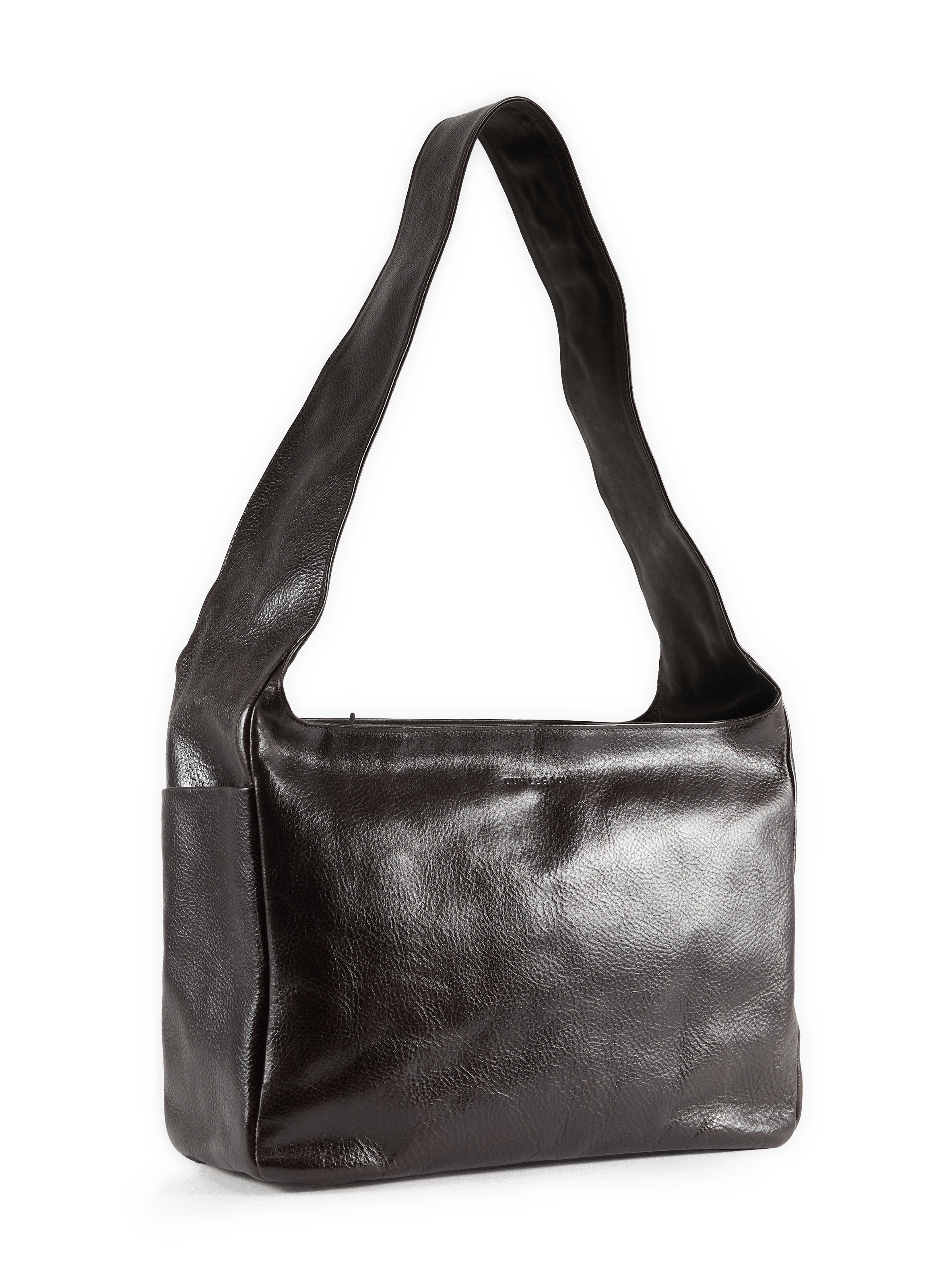Leather shoulder bag OUR LEGACY Brown