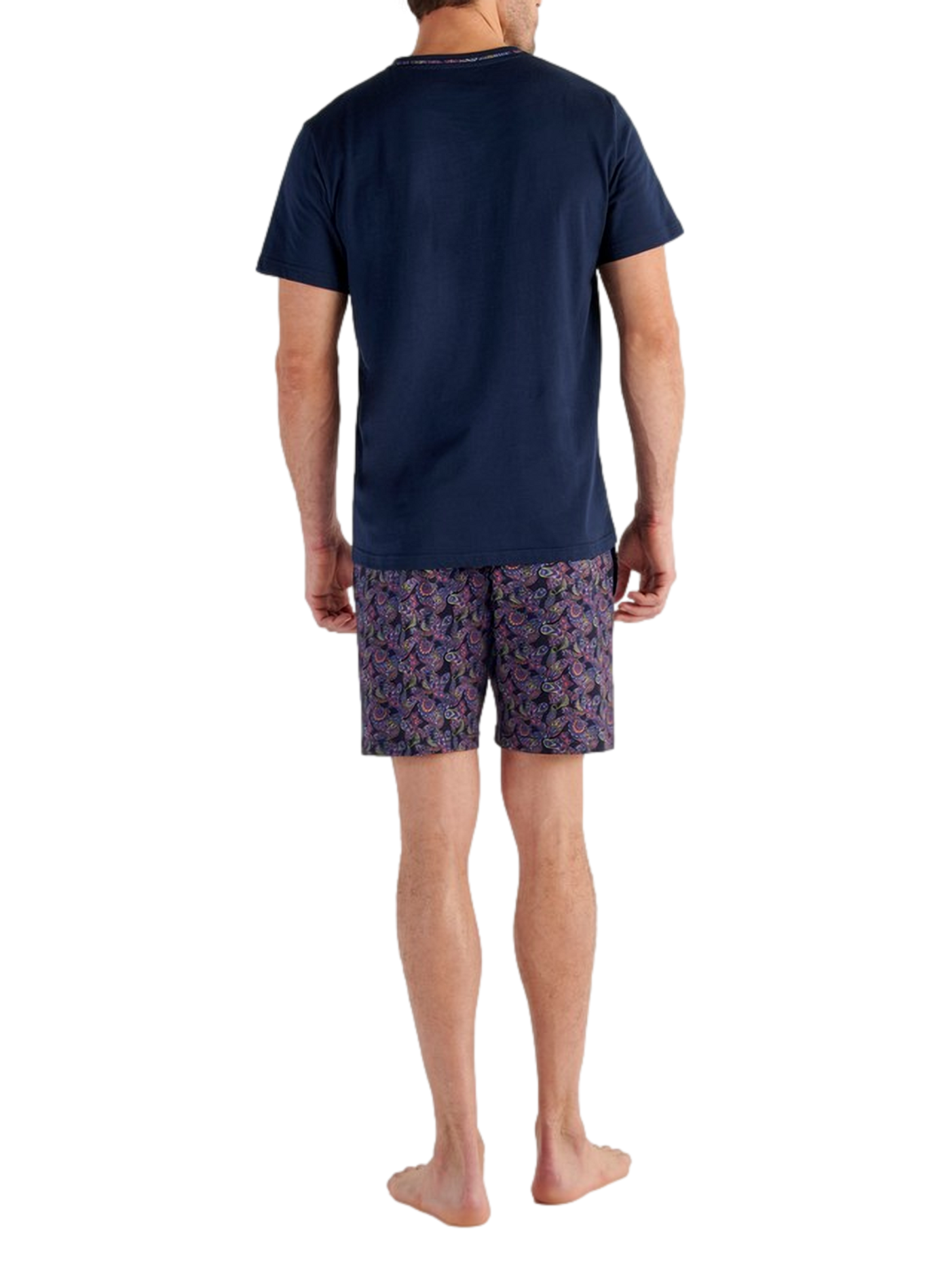 Printed cotton pajama set HOM Multicolour
