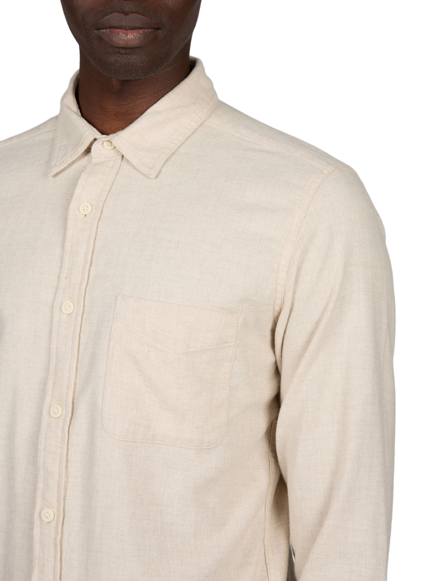 Chemise droite en coton DOCKERS Beige