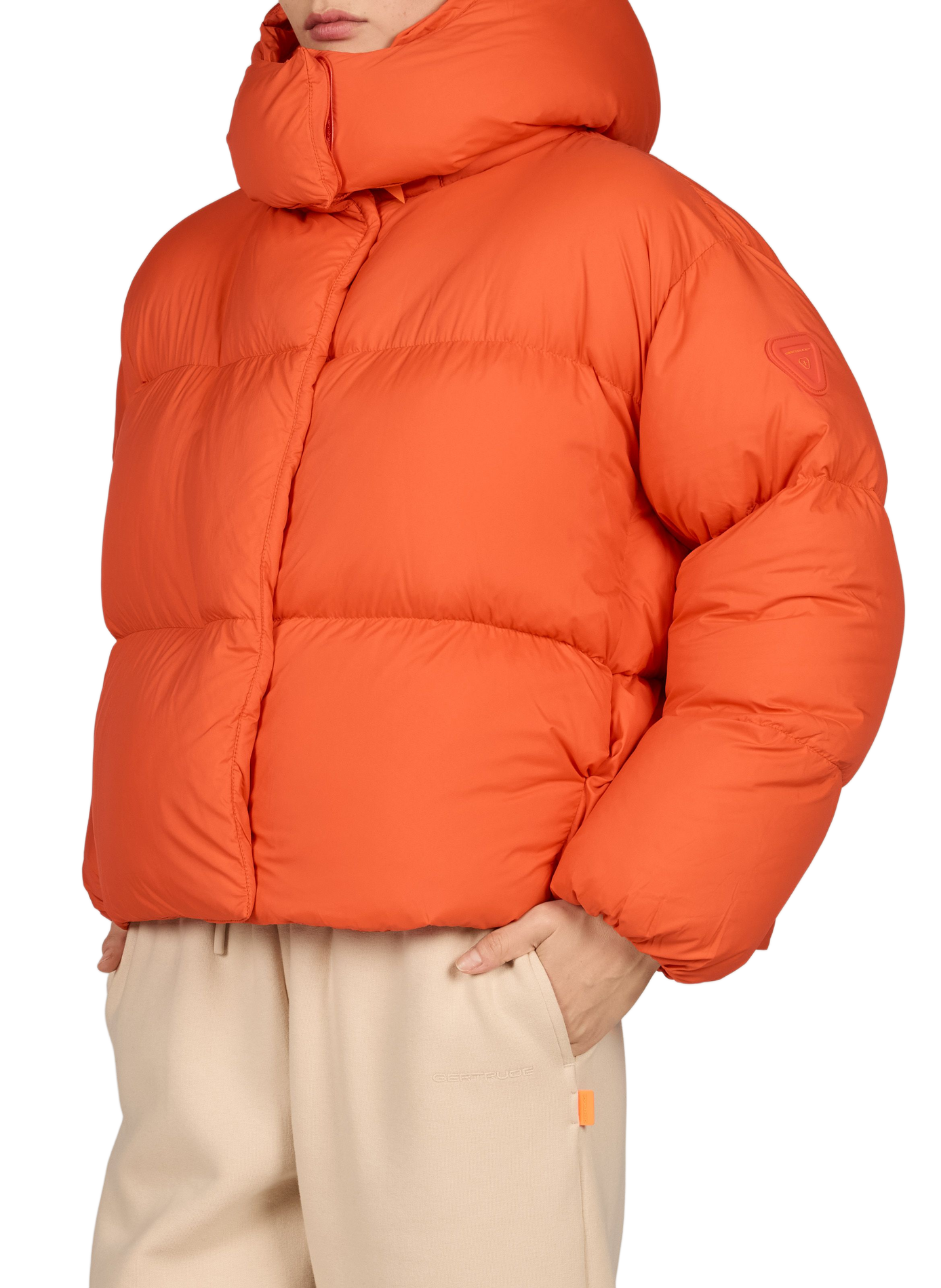 Oversize-Daunenjacke LIV mit Kapuze GERTRUDE Rot